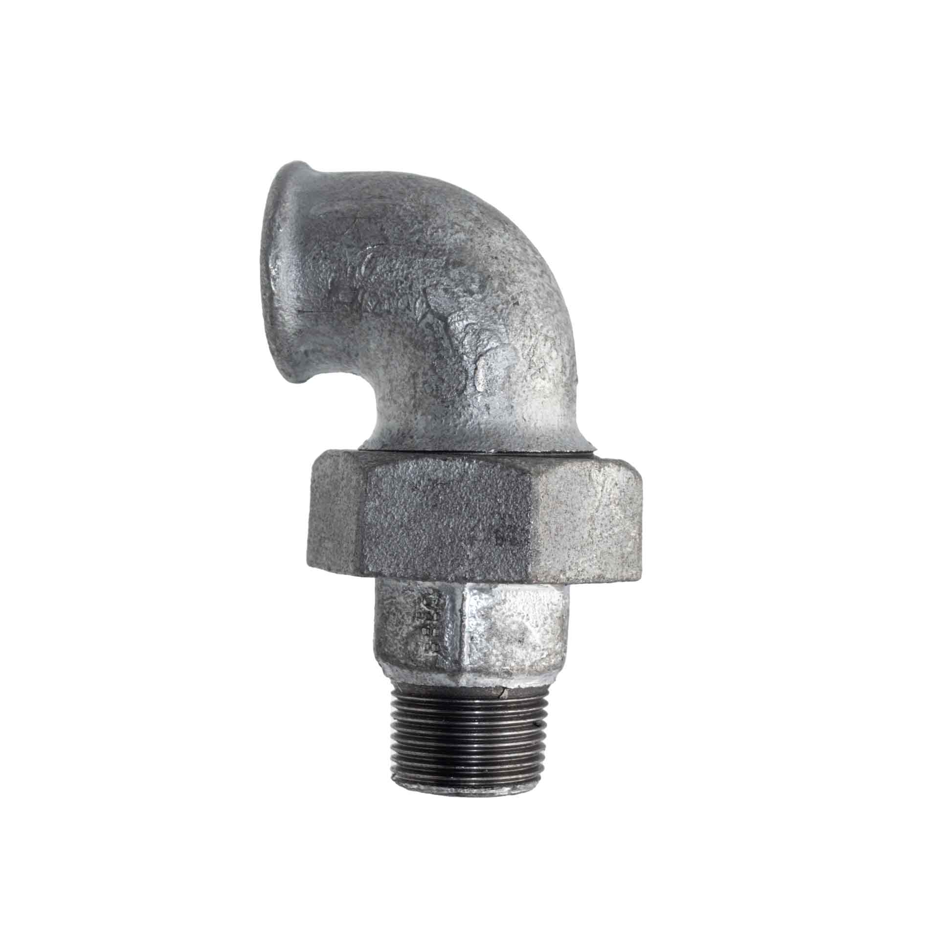 COUDE RACCORD 98 3/8MF GALVA  (RÉF  98 3/8 GALVA)