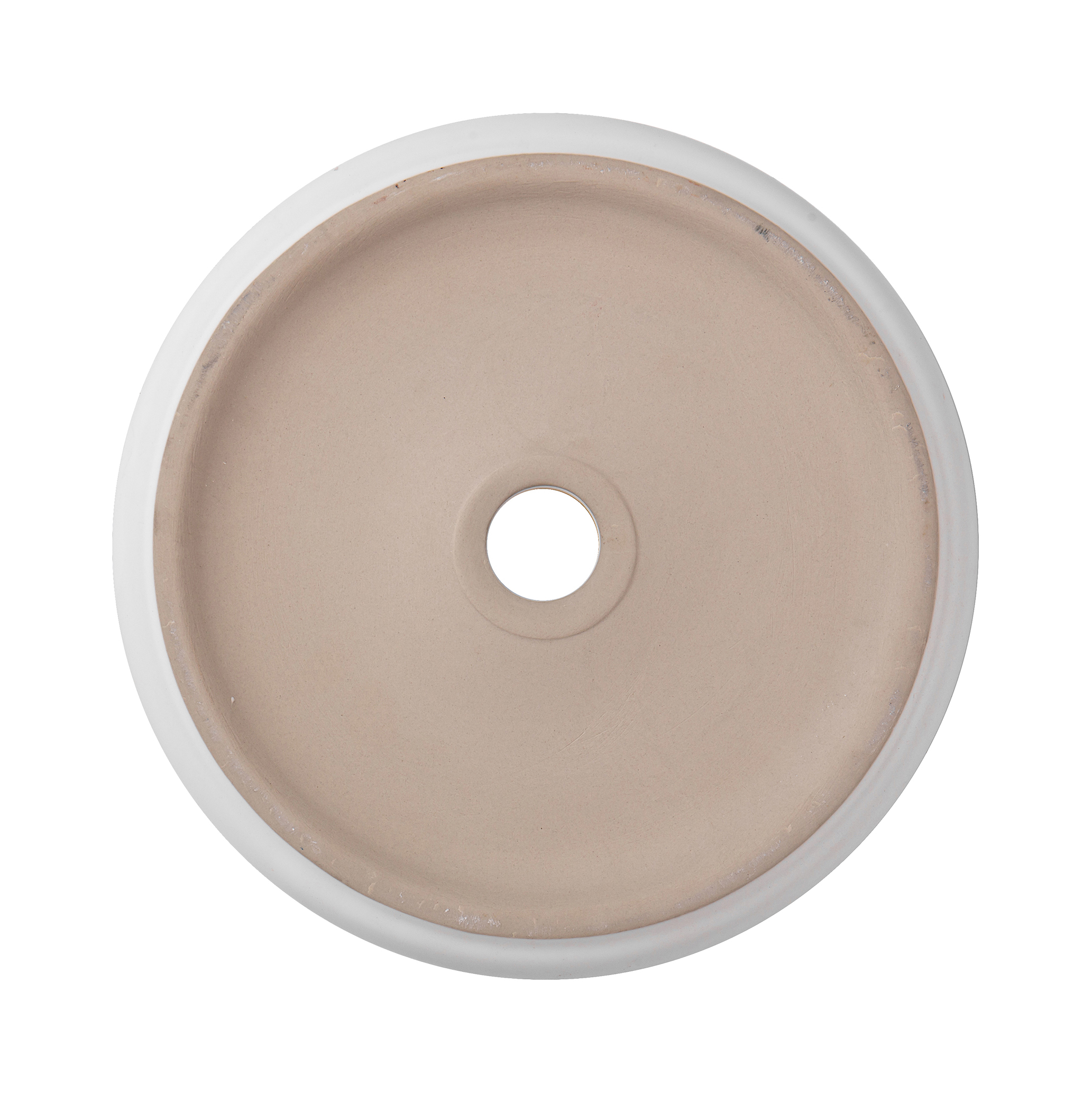 ALONI FIRA WASHBASIN – COUNTERTOP – WITHOUT OVERFLOW – WITHOUT TAP HOLE – WITH CLICK-CLACK WASTE – CERAMIC – 36X12.5X36 CM – MATT WHITE