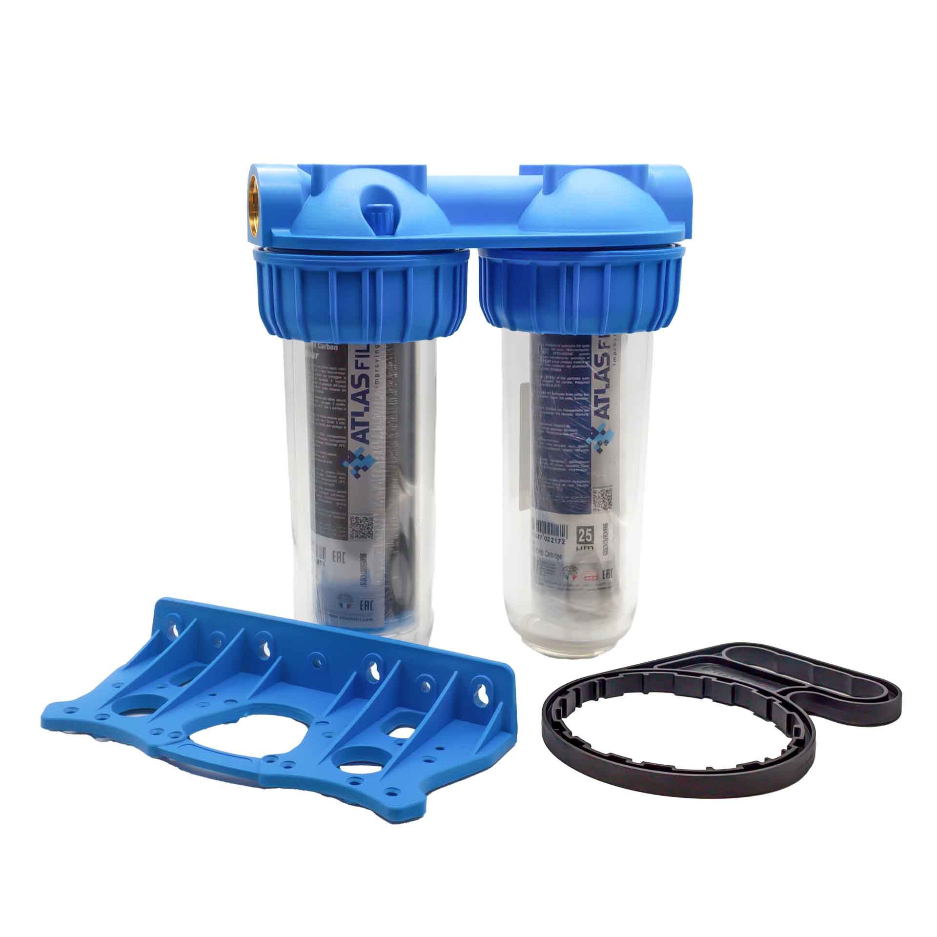 886BX10D-FILTER BX 10" SENIOR DUBBEL 1"  (Ref. ATLAS ZA112T790 SENIOR DUPLEX PLUS 3P BFO B