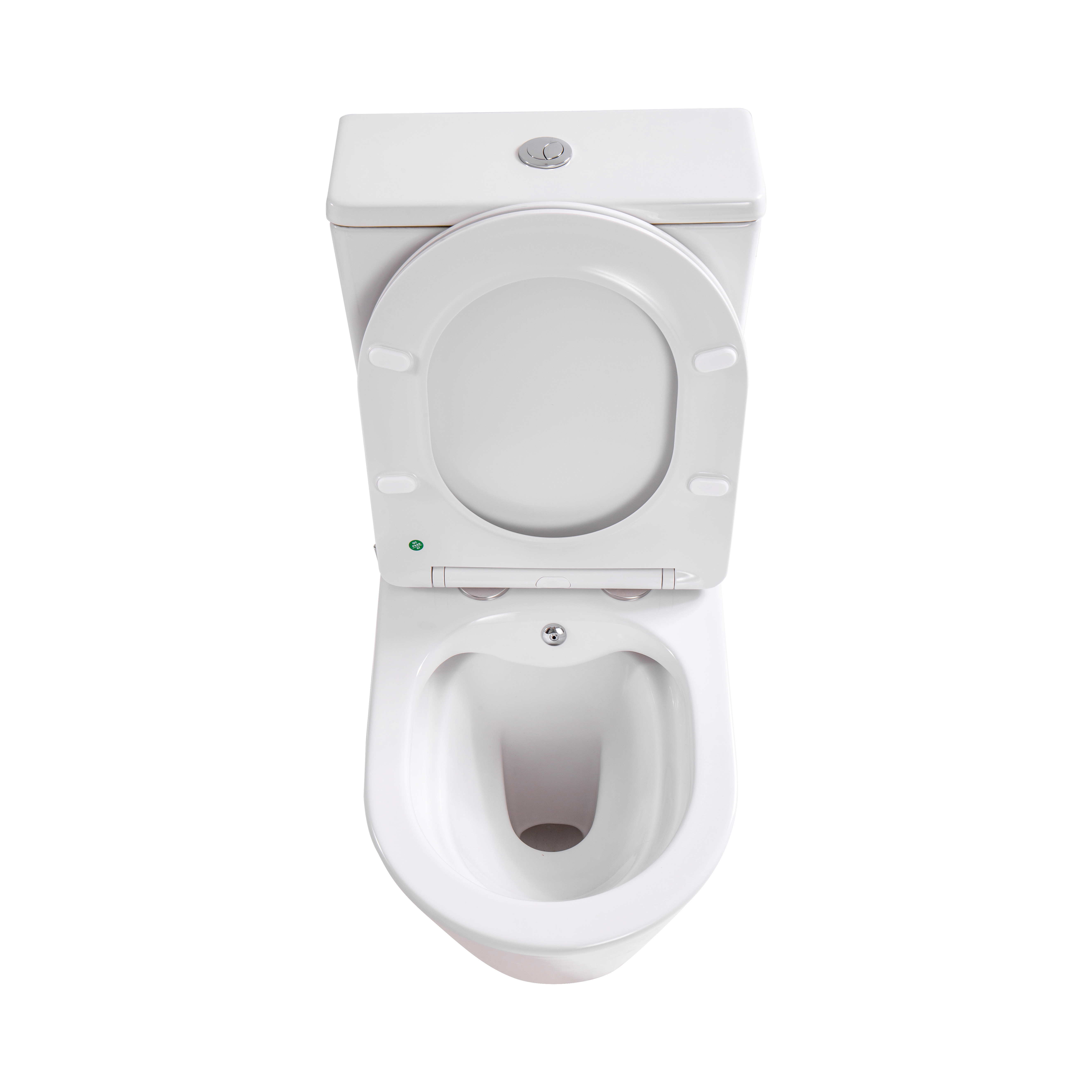 ALONI PRO3028 DUOBLOK - STAAND TOILET MET BIDET - MET BIDETKRAAN KOUD - MET RESERVOIR - MET SPOELMECHANISME - DUBBELE SPOELING 4/6L - MET ZITTING - SOFTCLOSE - 38,5X81,5X63 CM - GLANZEND WIT