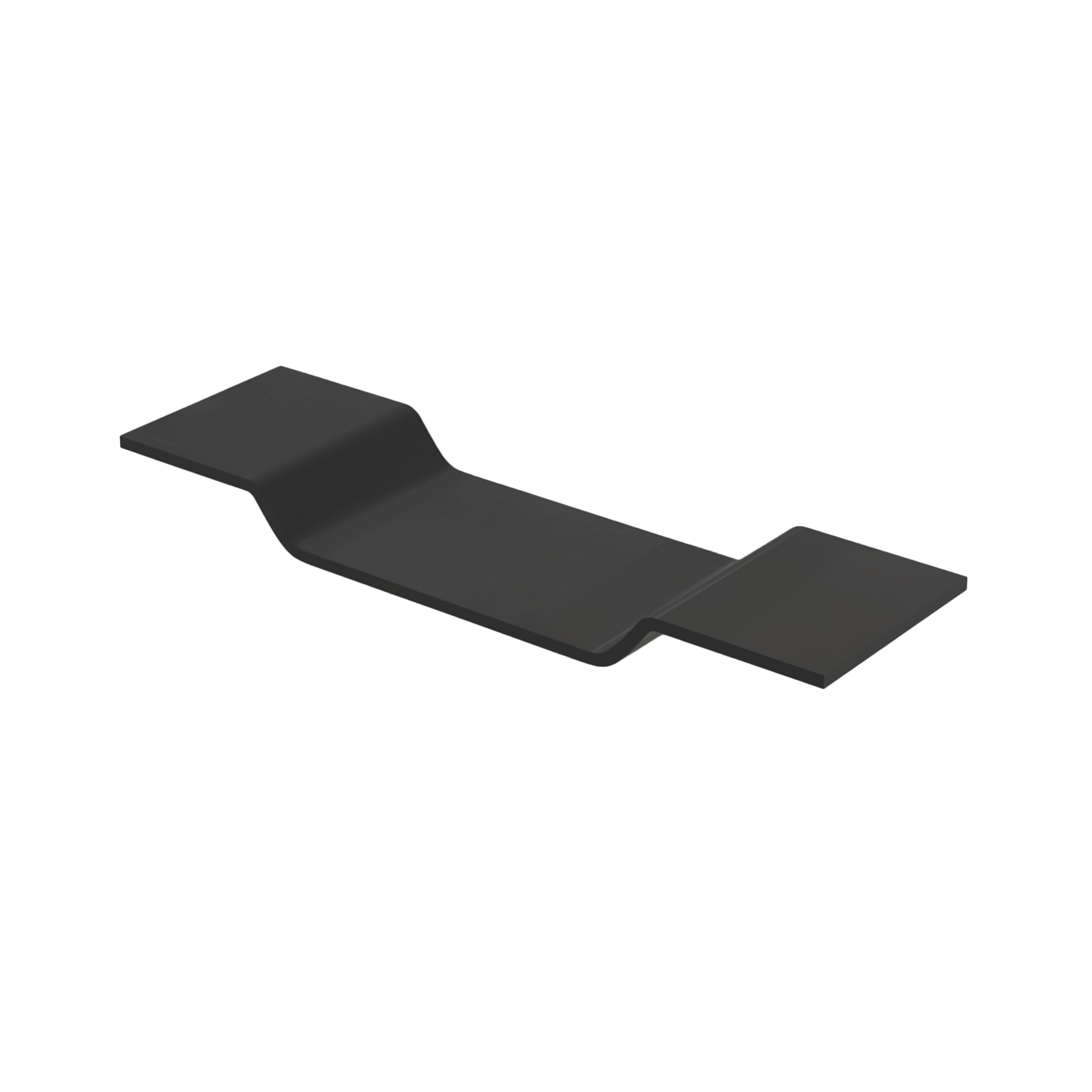 SOLID BADPLANK (70X20X70CM) - ZWART