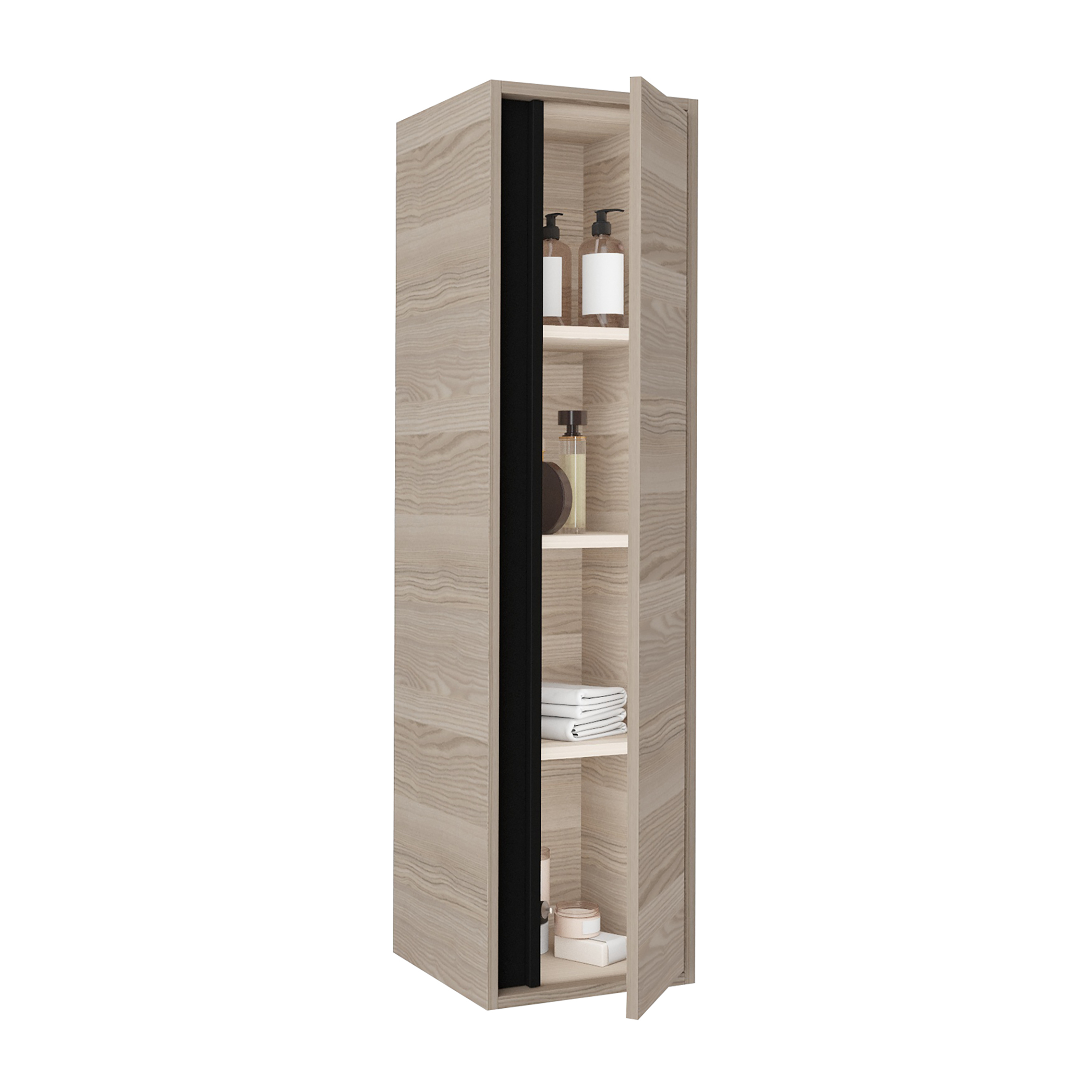 ALONI SHARP KOLOMKAST (135CM) - HAZELNOOT