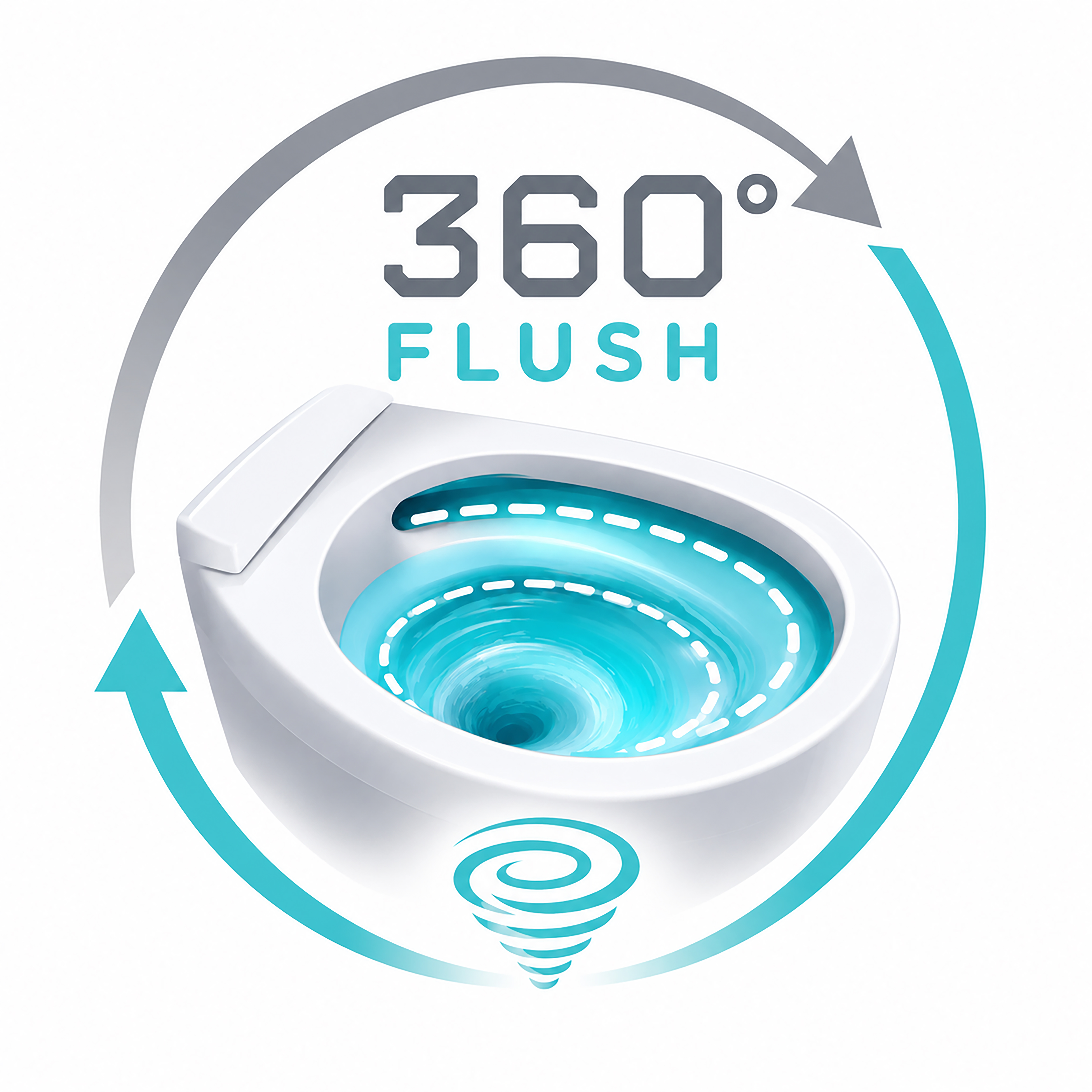 ALONI PRO HANGTOILET MET BIDET - 360° FLUSH - RANDLOOS - MET BIDETKRAAN KOUD EN WARM WATER - MET ZITTING - 52,5CM - MAT ZWART
