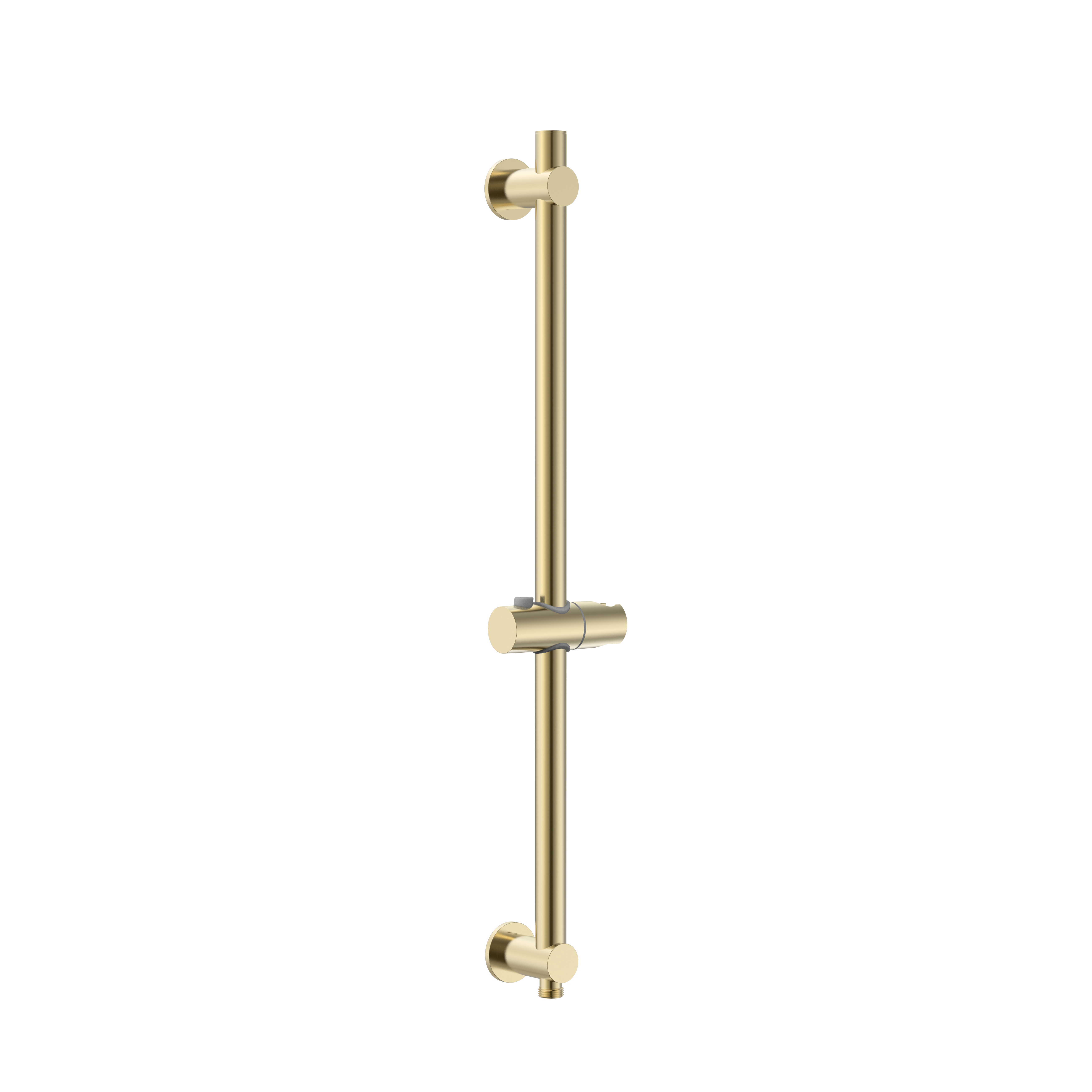 UNIFORMA DOUCHEGLIJSTANG - MET WATERAANSLUITING - 69 CM - GEBORSTELD GOUD (PVD)
