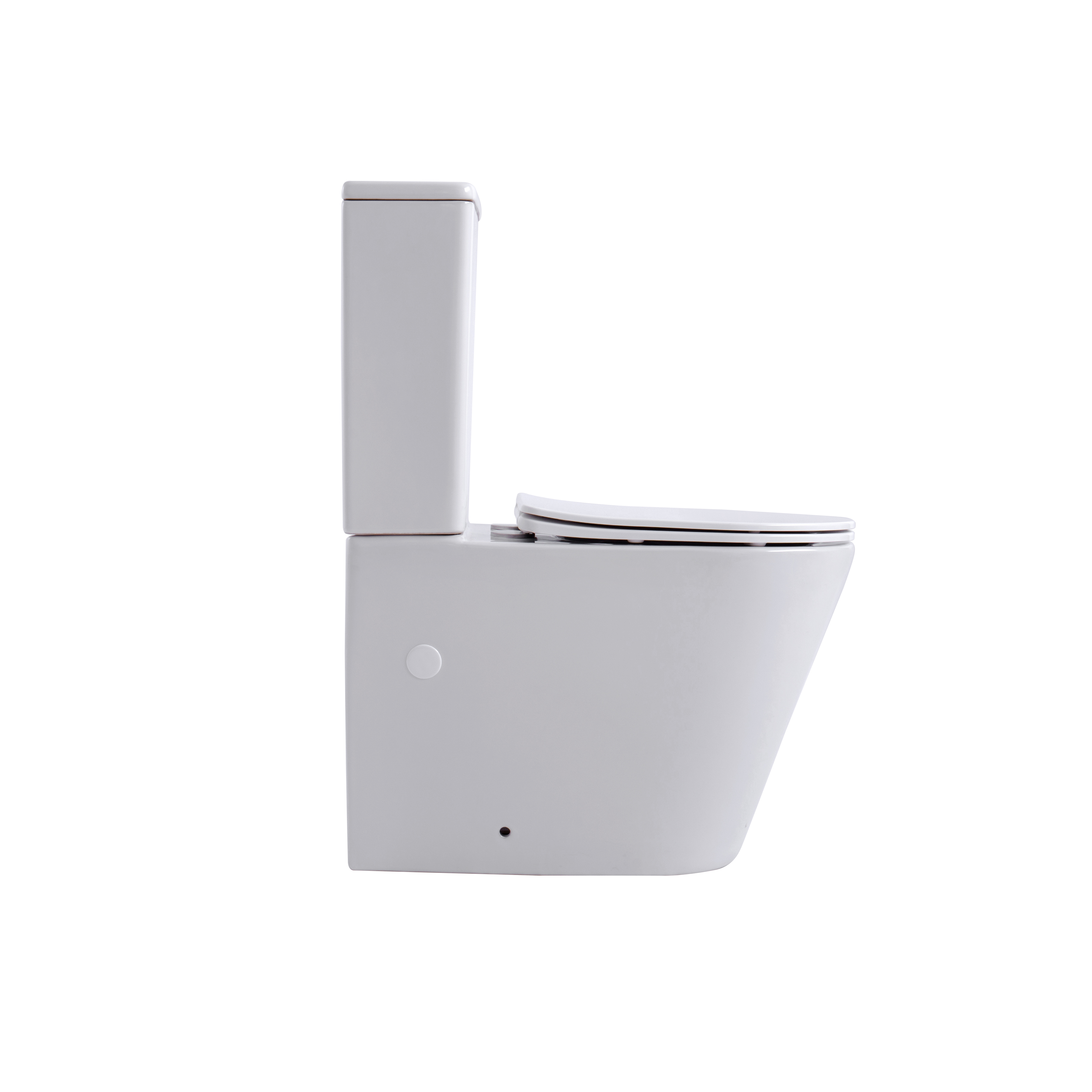 ALONI PRO3027 DUOBLOK - STAAND TOILET - MET RESERVOIR - MET SPOELMECHANISME - DUBBELE SPOELING 4/6L - MET ZITTING - SOFTCLOSE - 38,5X81,5X63 CM - GLANZEND WIT