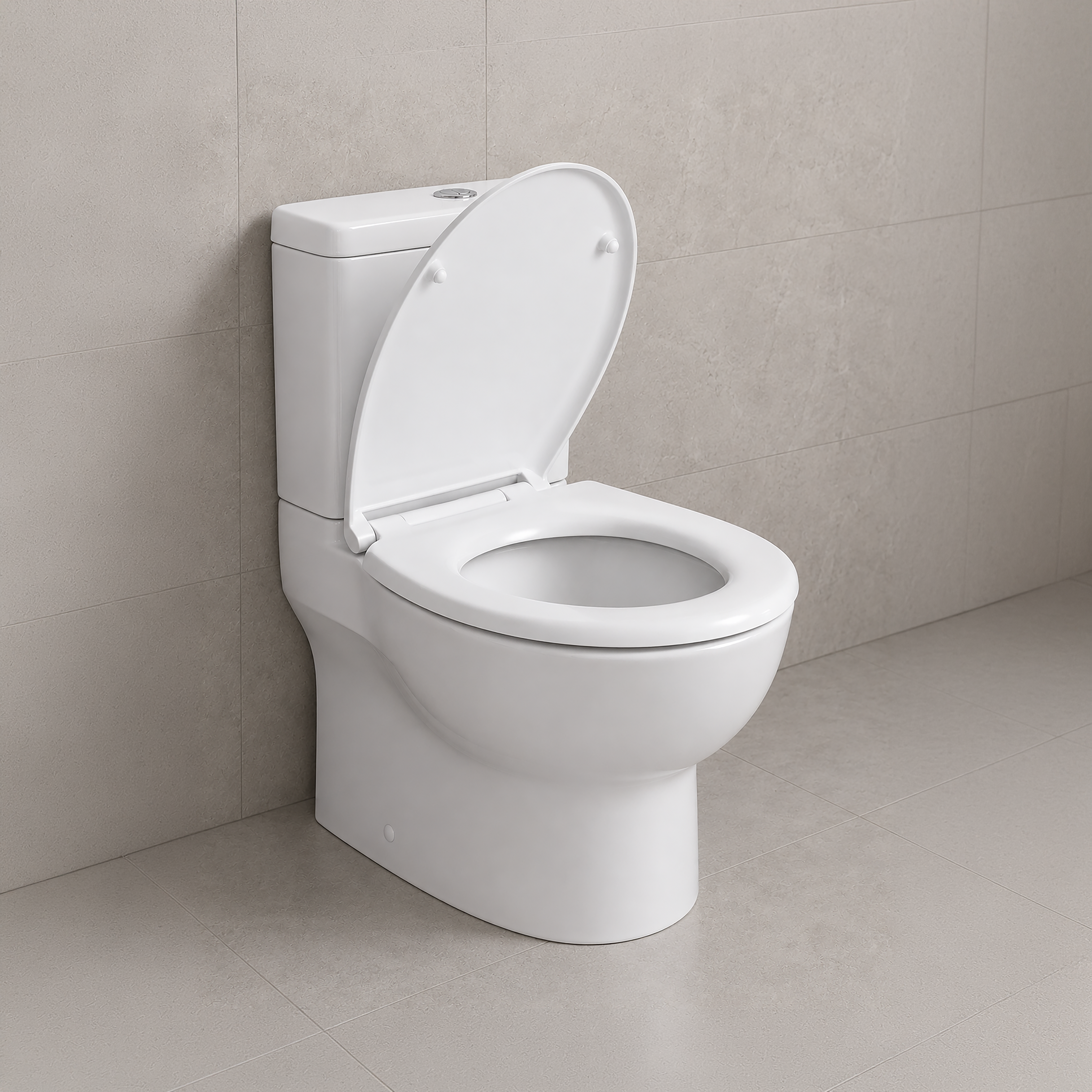 ALONI ECO ELVIA ABATTANT WC - SOFT CLOSE - QUICK RELEASE - DUROPLAST - TOPFIX - CHARNIÈRES EN INOX - BLANC BRILLANT