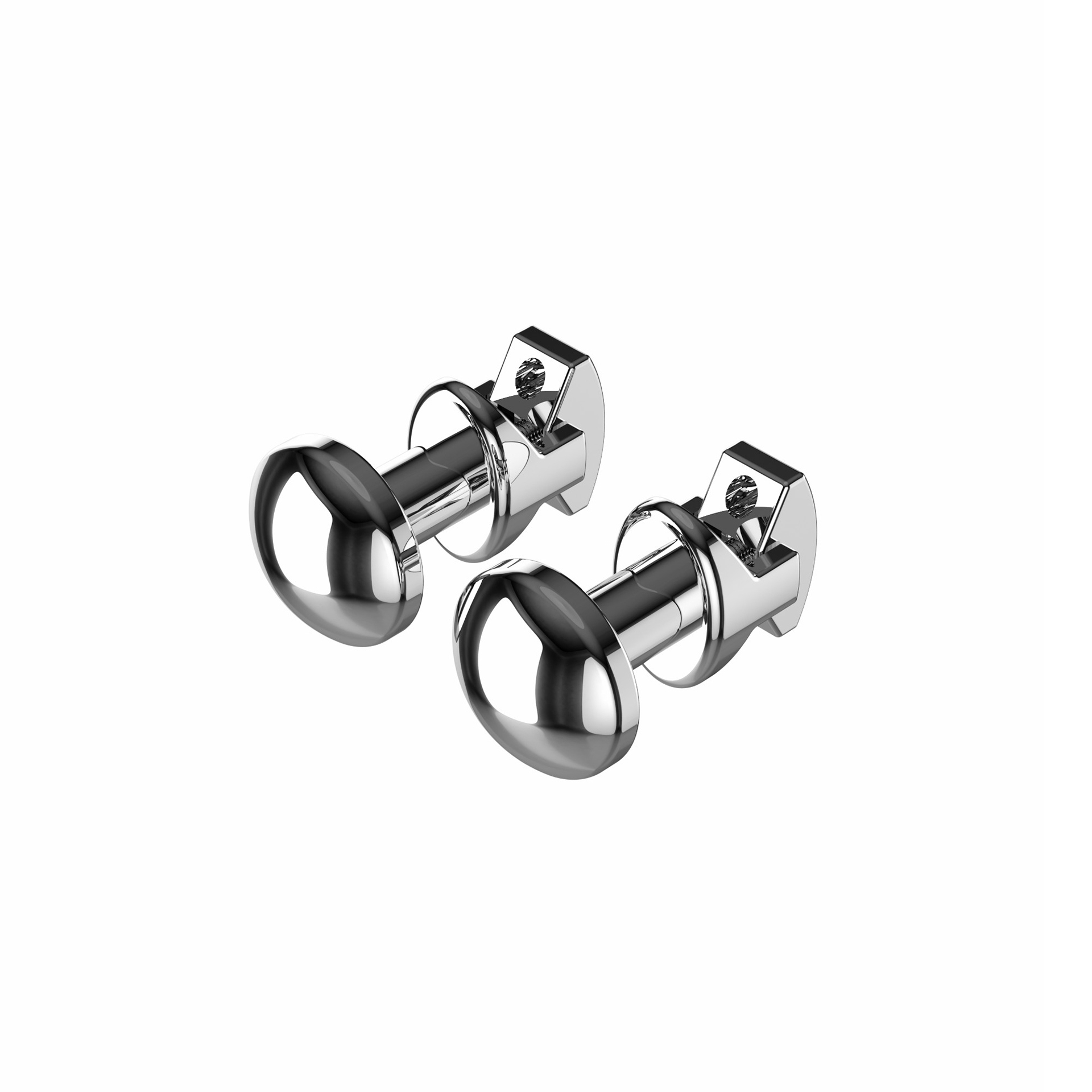 HDD KNOP CHROOM / CHROME (PRIJS PER 2STS)