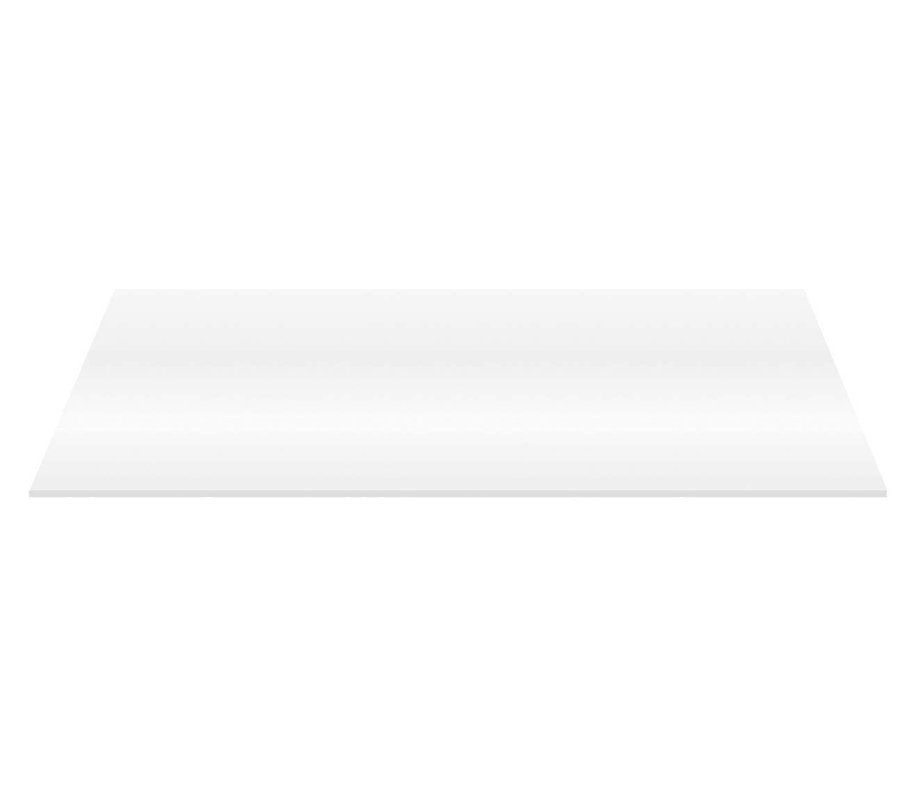 ALONI WASTAFELTABLET MDF (118.4X45.5X2.6 CM) - GLANZEND WIT