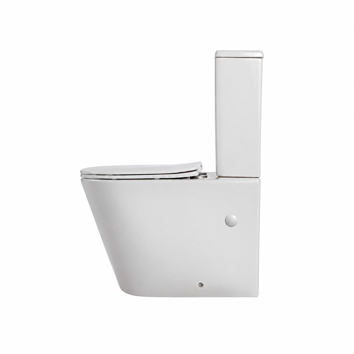 ALONI PRO3028 DUOBLOK - STAAND TOILET MET BIDET - MET BIDETKRAAN KOUD - MET RESERVOIR - MET SPOELMECHANISME - DUBBELE SPOELING 4/6L - MET ZITTING - SOFTCLOSE - 38,5X81,5X63 CM - GLANZEND WIT