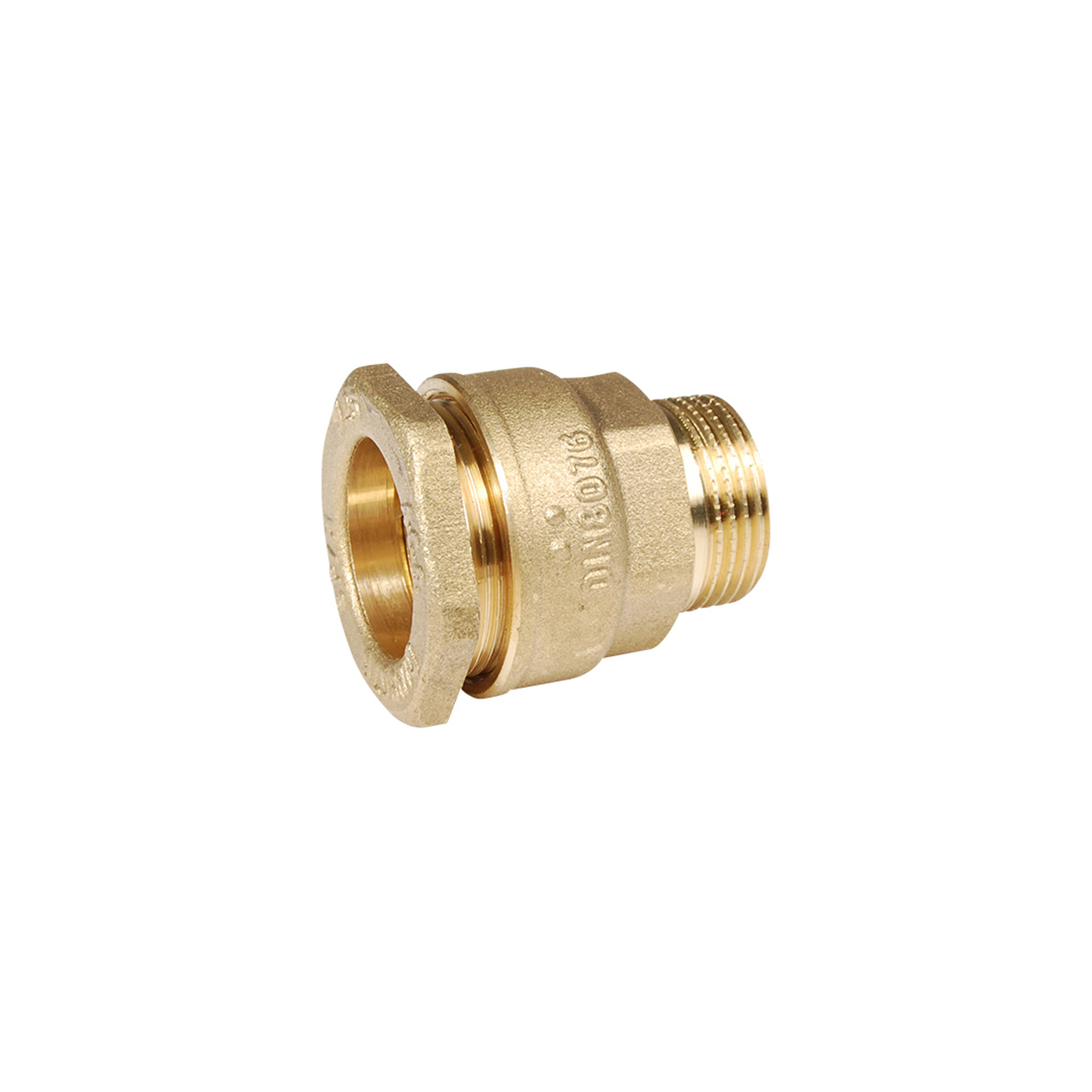 RECHTE KOPPELING VOOR POLYETHYLEEN ZWAAR MODEL 015N 2"MX63