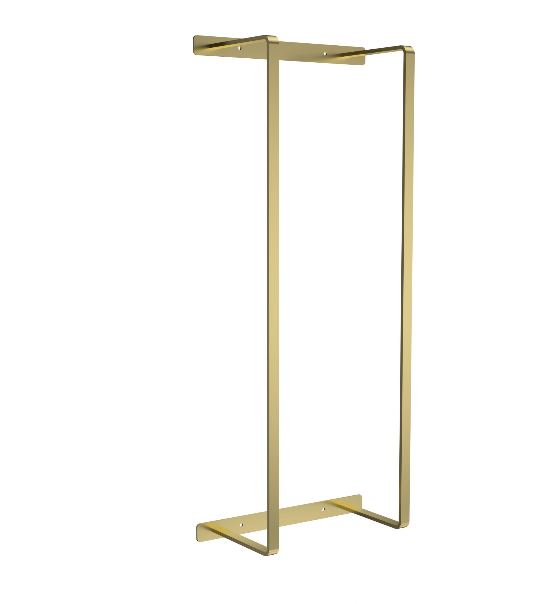 HANDDOEKREK - VERTICAAL - 67X28X14 CM - GEBORSTELD GOUD
