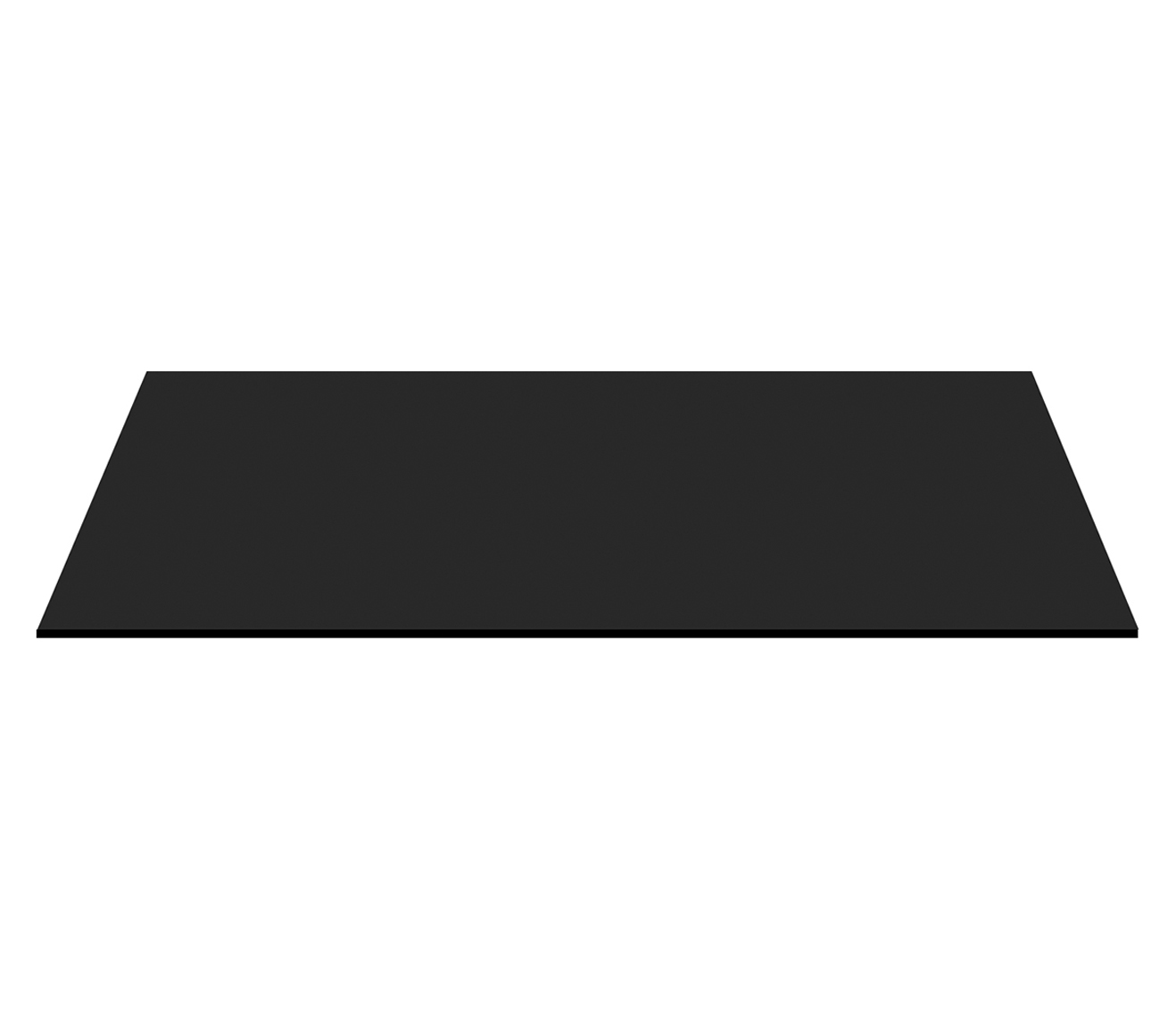 ALONI WASTAFELTABLET MDF (118.4X45.5X2.6 CM) - MAT ZWART