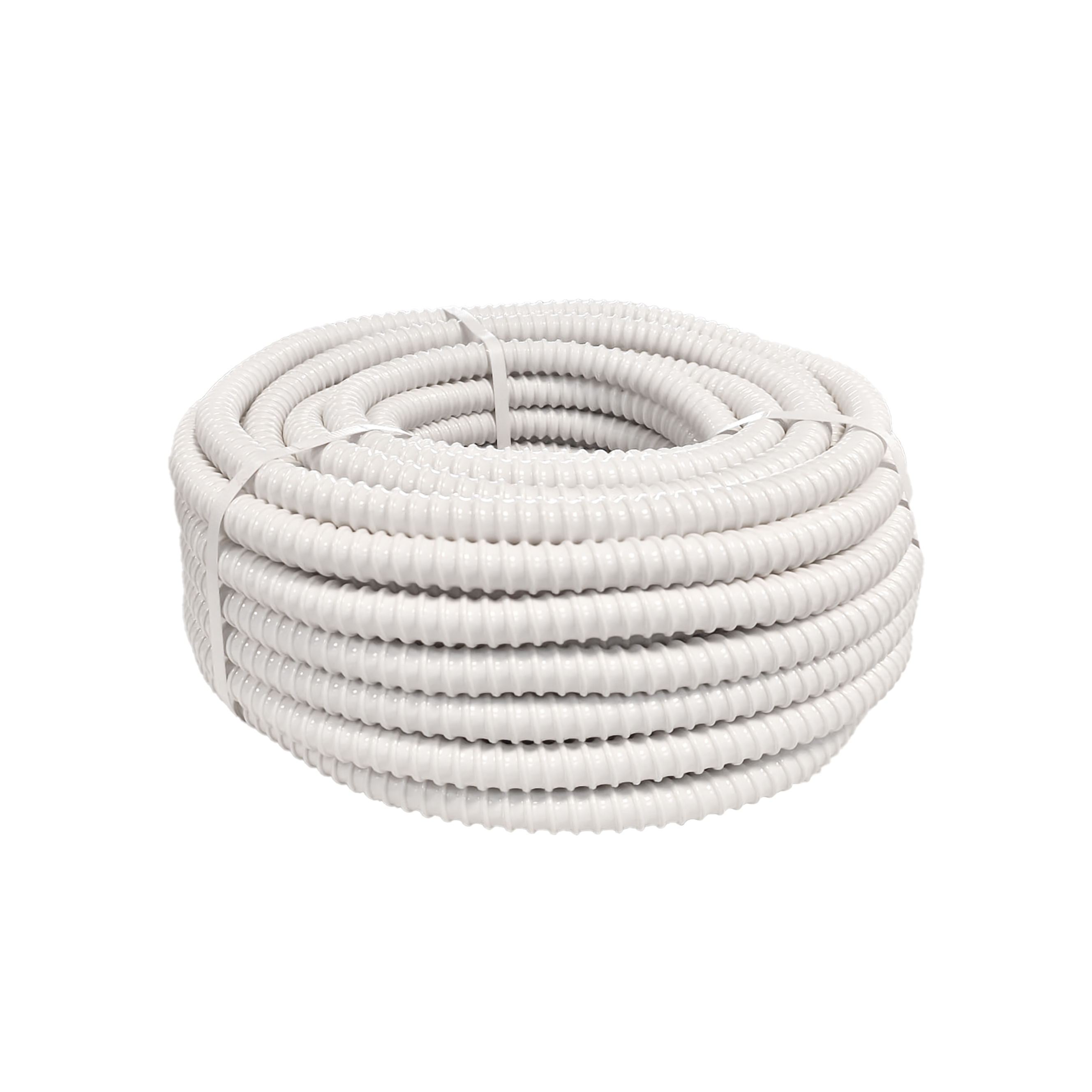 CONDENS WATERAFVOERSLANG - AIRCO - UNIVERSEEL - FLEXIBEL - DIAMETER 16MM - 25M - WIT
