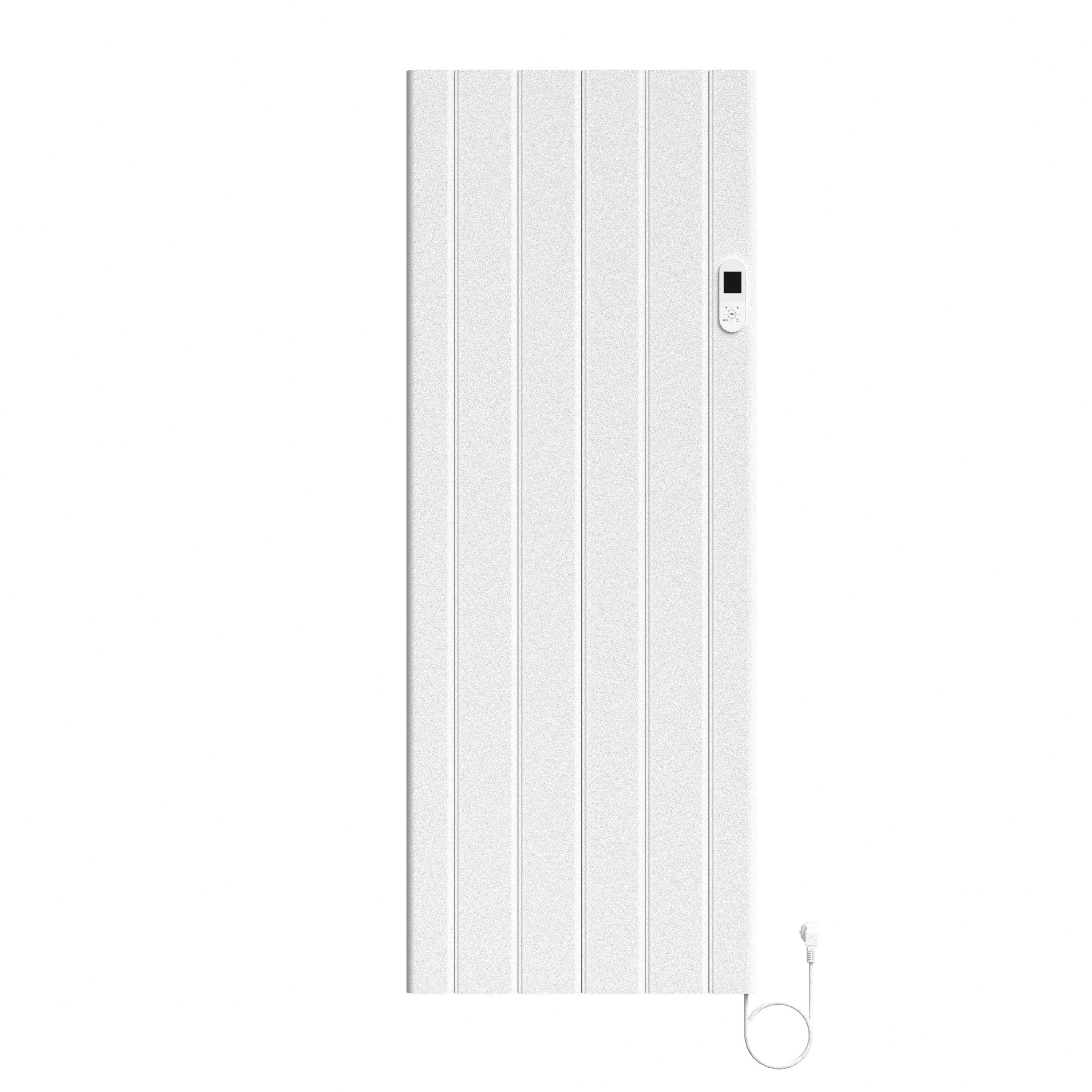 BELRAD ELEKTRISCHE RADIATOR - MET DIGITALE PROGRAMEERBARE THERMOSTAAT - SMART WIFI - 2000W - 1600X608X90 MM - MAT WIT
