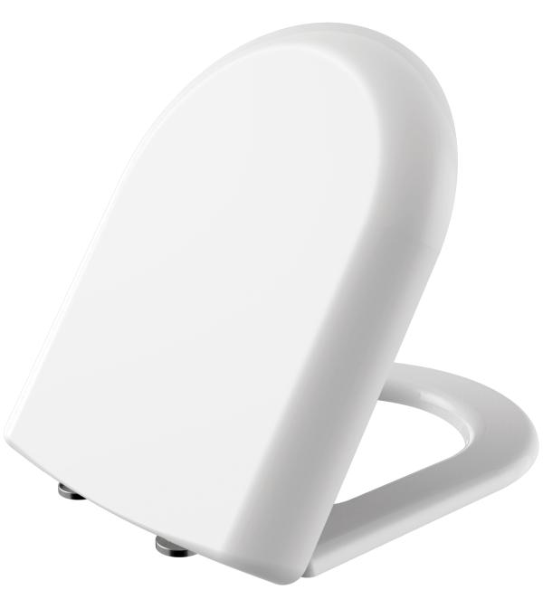 FLAT WC-ZITTING GRANDE  INOX SCHARNIEREN, SOFTCLOSE