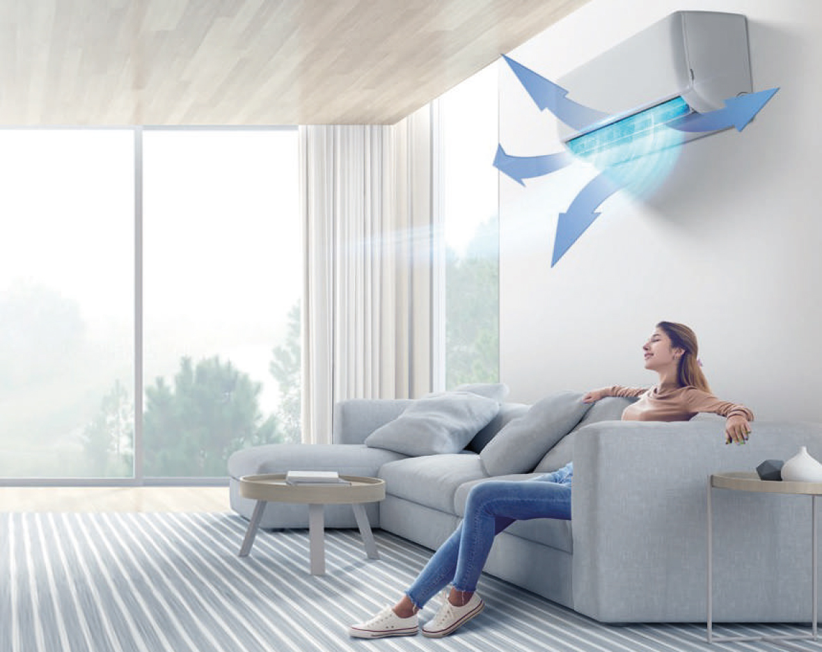 AUX MULTI SPLIT AIRCONDITIONER- BINNENUNIT - 7000BTU-2KW -WIT-R32 - KOELEN EN VERWARMEN