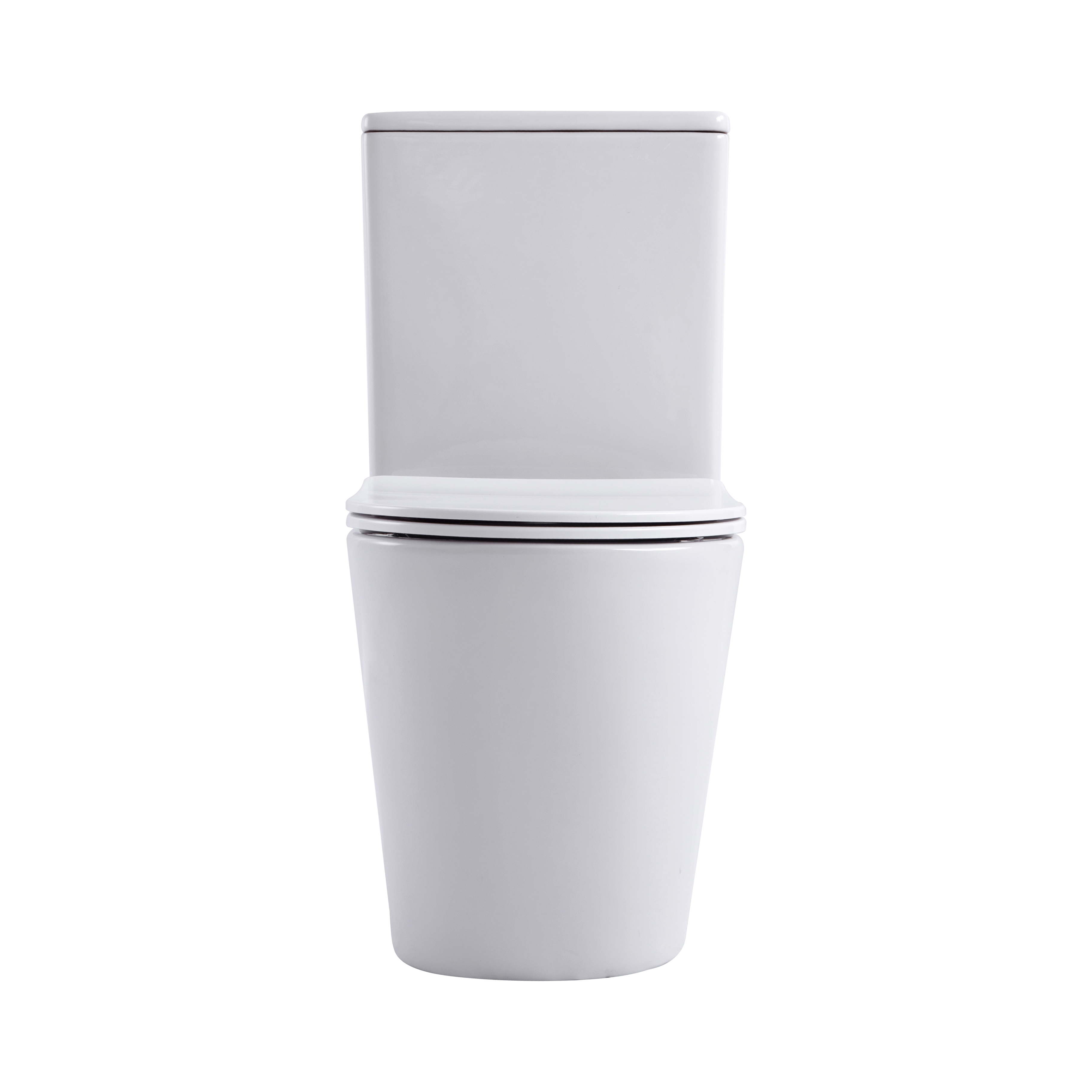 ALONI PRO3027 DUOBLOK - STAAND TOILET - MET RESERVOIR - MET SPOELMECHANISME - DUBBELE SPOELING 4/6L - MET ZITTING - SOFTCLOSE - 38,5X81,5X63 CM - GLANZEND WIT