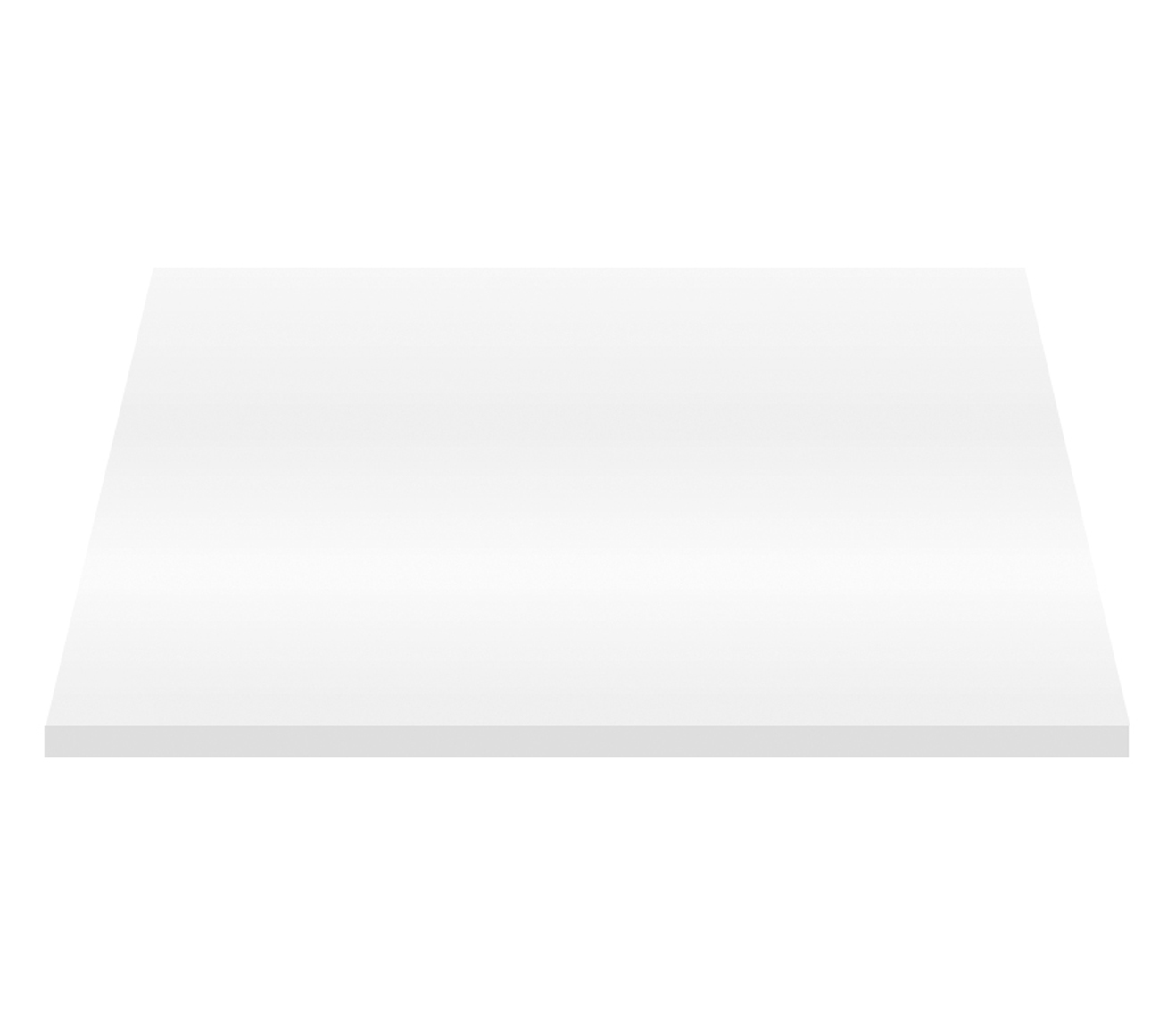 ALONI WASTAFELTABLET MDF (56.4X45.5X2.6 CM) - GLANZEND WIT