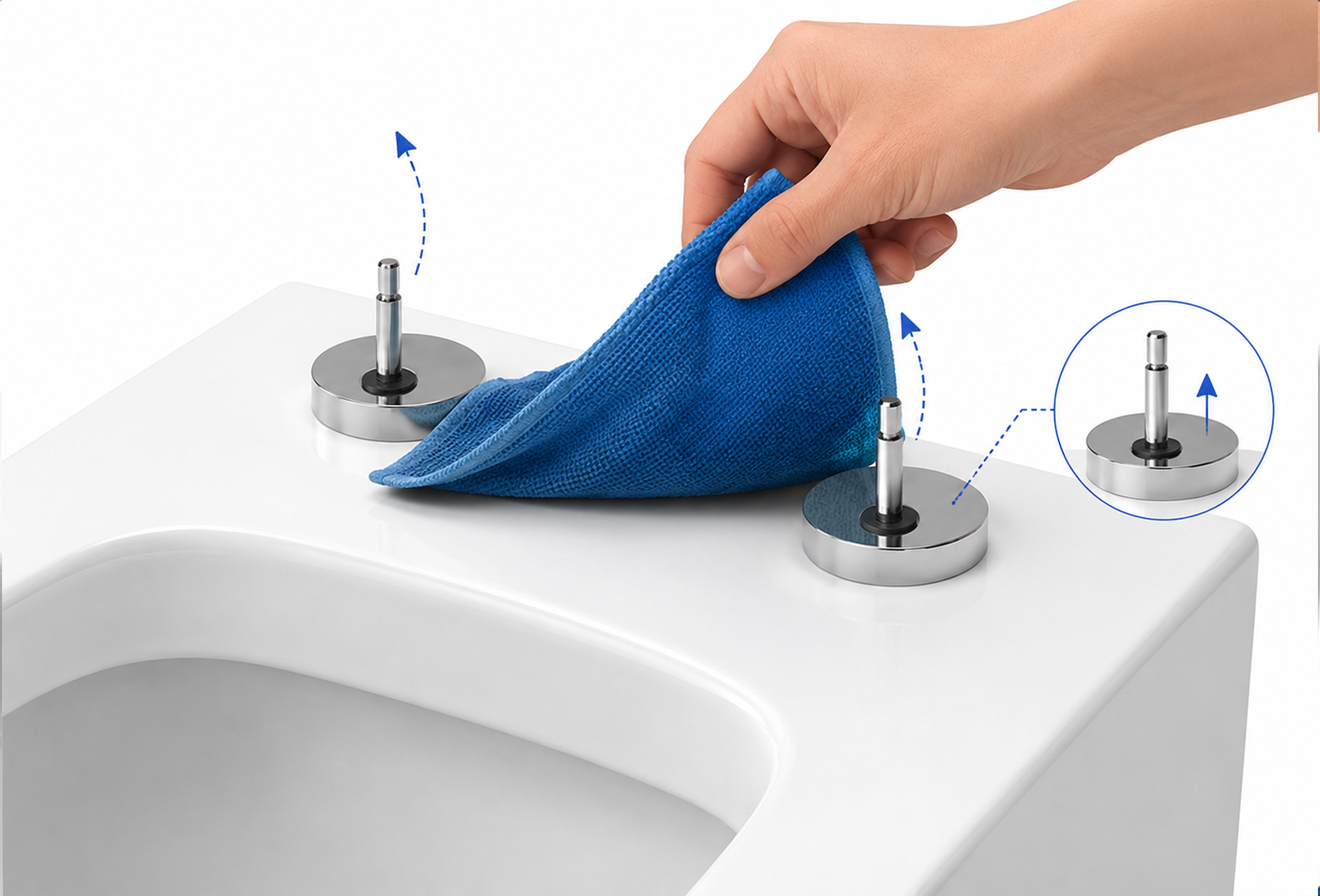 ALONI ECO ELVIA ABATTANT WC - SOFT CLOSE - QUICK RELEASE - DUROPLAST - TOPFIX - CHARNIÈRES EN INOX - BLANC BRILLANT