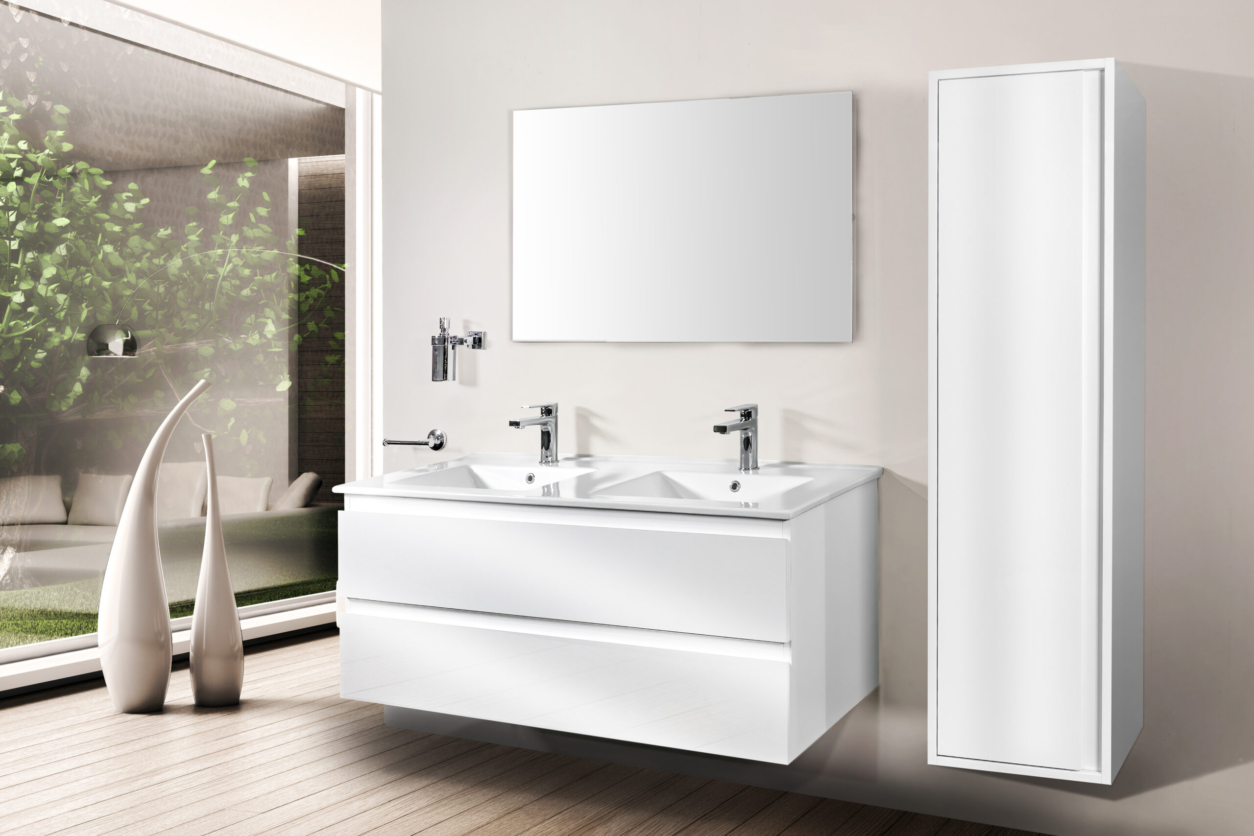 ALONI SALLY UNDERCABINET (120CM) - WHITE GLOSSY