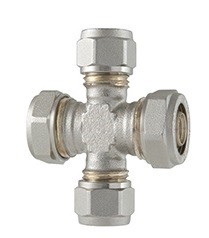 COMPRESSION FITTING CROSS