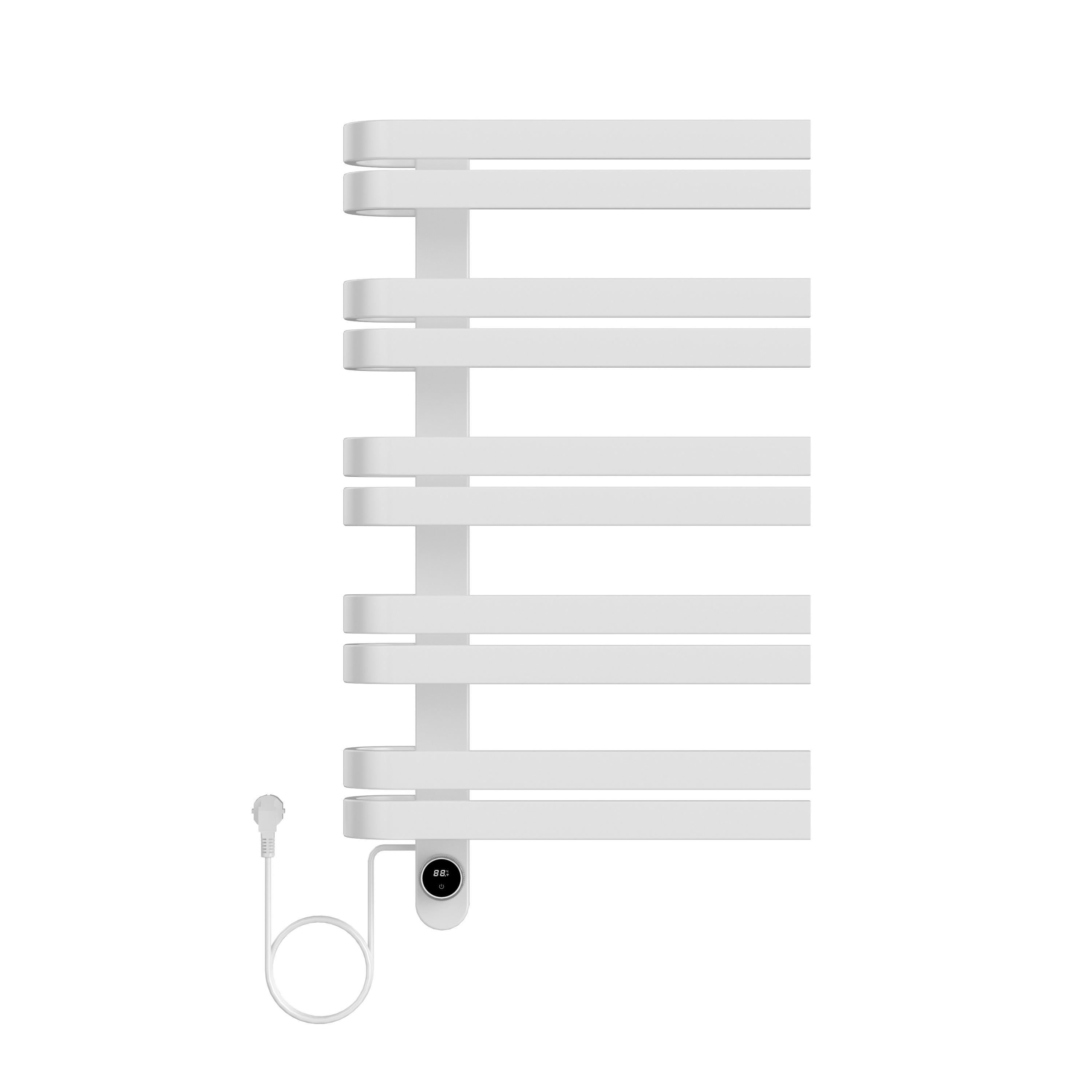 BELRAD ELEKTRISCHE HANDDOEKDROGER - DESIGN - SMART WIFI - AANSLUITING LINKS - 225W - 900X500 MM - GLANZEND WIT