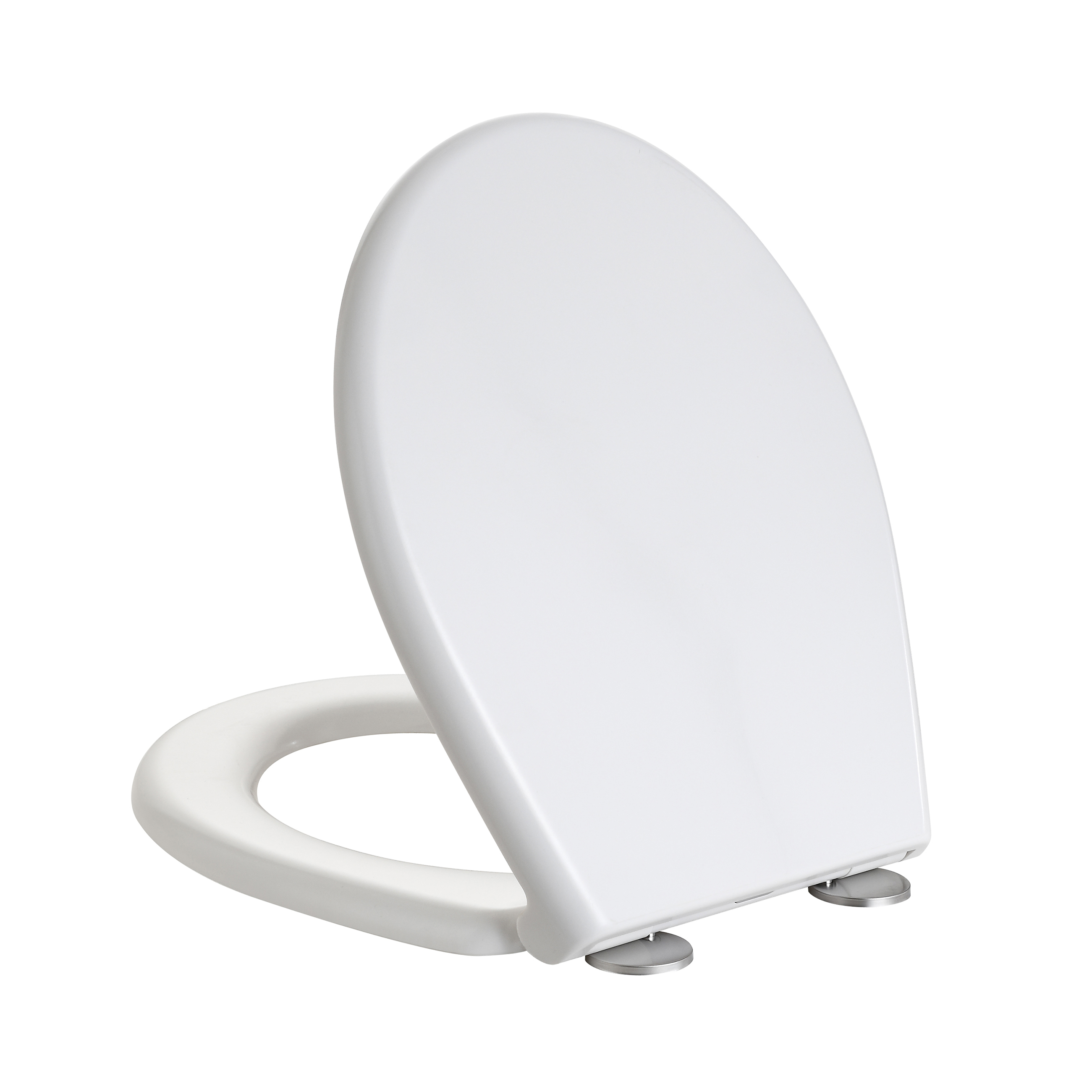 ALONI ECO ELVIA ABATTANT WC - SOFT CLOSE - QUICK RELEASE - DUROPLAST - TOPFIX - CHARNIÈRES EN INOX - BLANC BRILLANT