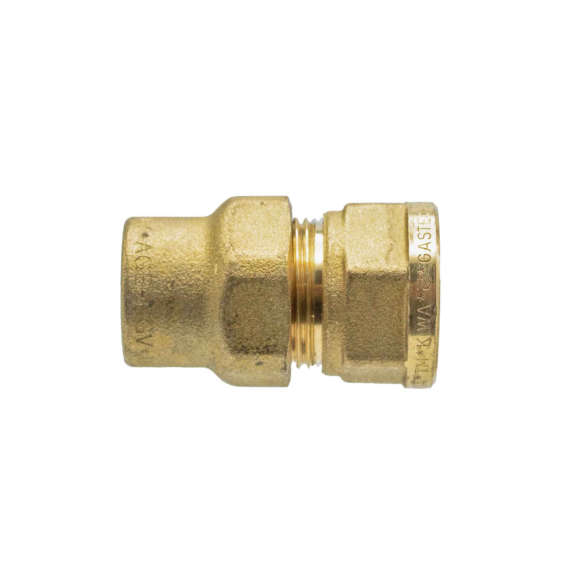 BG2803812-RECHTE GASKOPPELING BICOON BG280 3/8VRX12