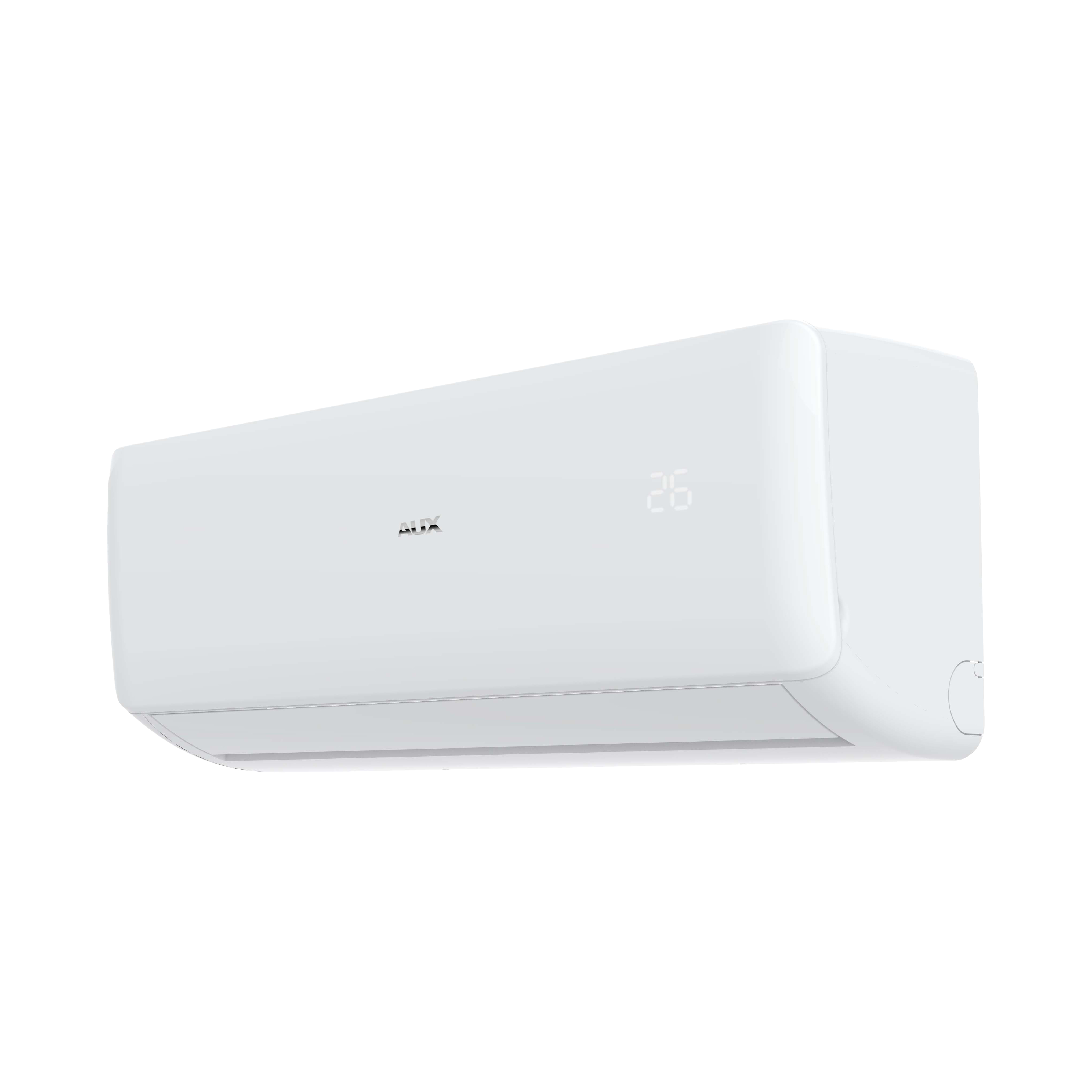 AUX SINGLE SPLIT CLIMATISEUR - UNITÉ EXTÉRIEURE ET INTÉRIEURE - PACK COMPLET - REFROIDISSEMENT ET CHAUFFAGE - WIFI - 12000 BTU - 3,5KW - R32 - BLANC MAT