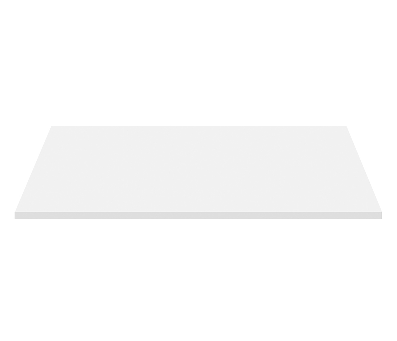 ALONI WASTAFELTABLET MDF (152.4X45.5X2.6 CM) - MAT WIT