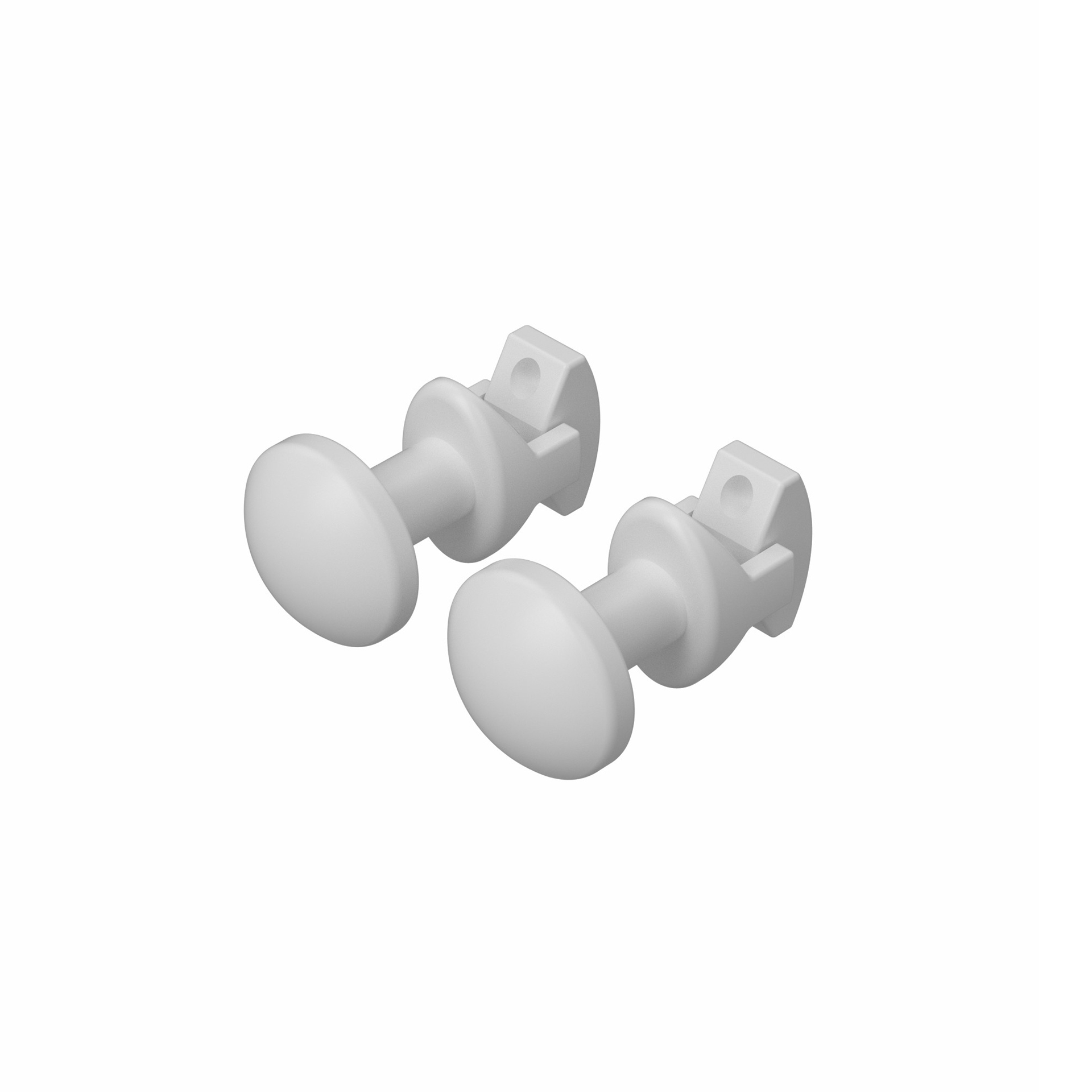 HANDDOEK KNOP (VERPAKT PER 2 ST) WIT