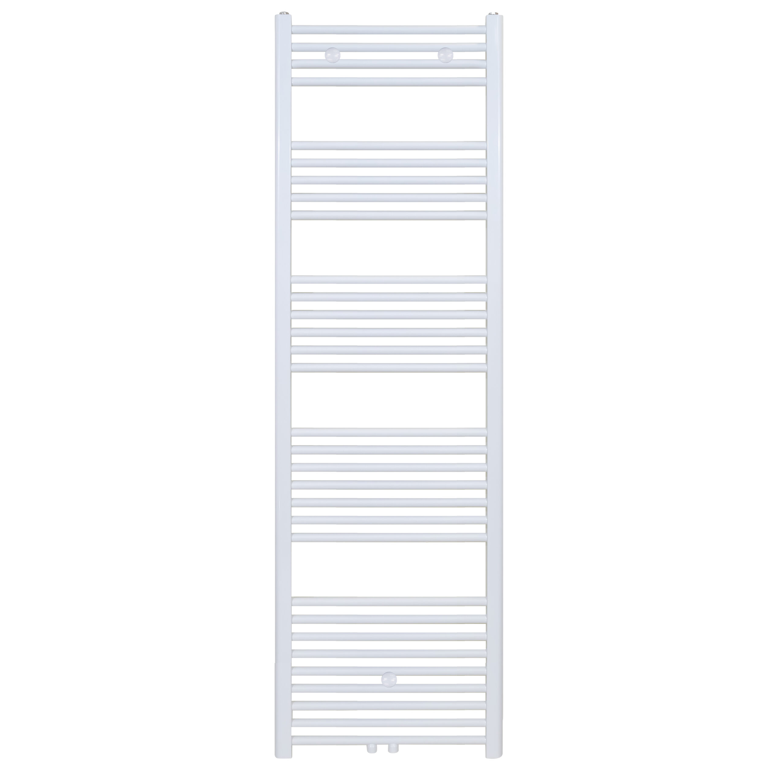 BELRAD HANDDOEKDROGER - LINKS-RECHTS/MIDDENAANSLUITING - 699 WATT - 1800X400CM - GLANZEND WIT