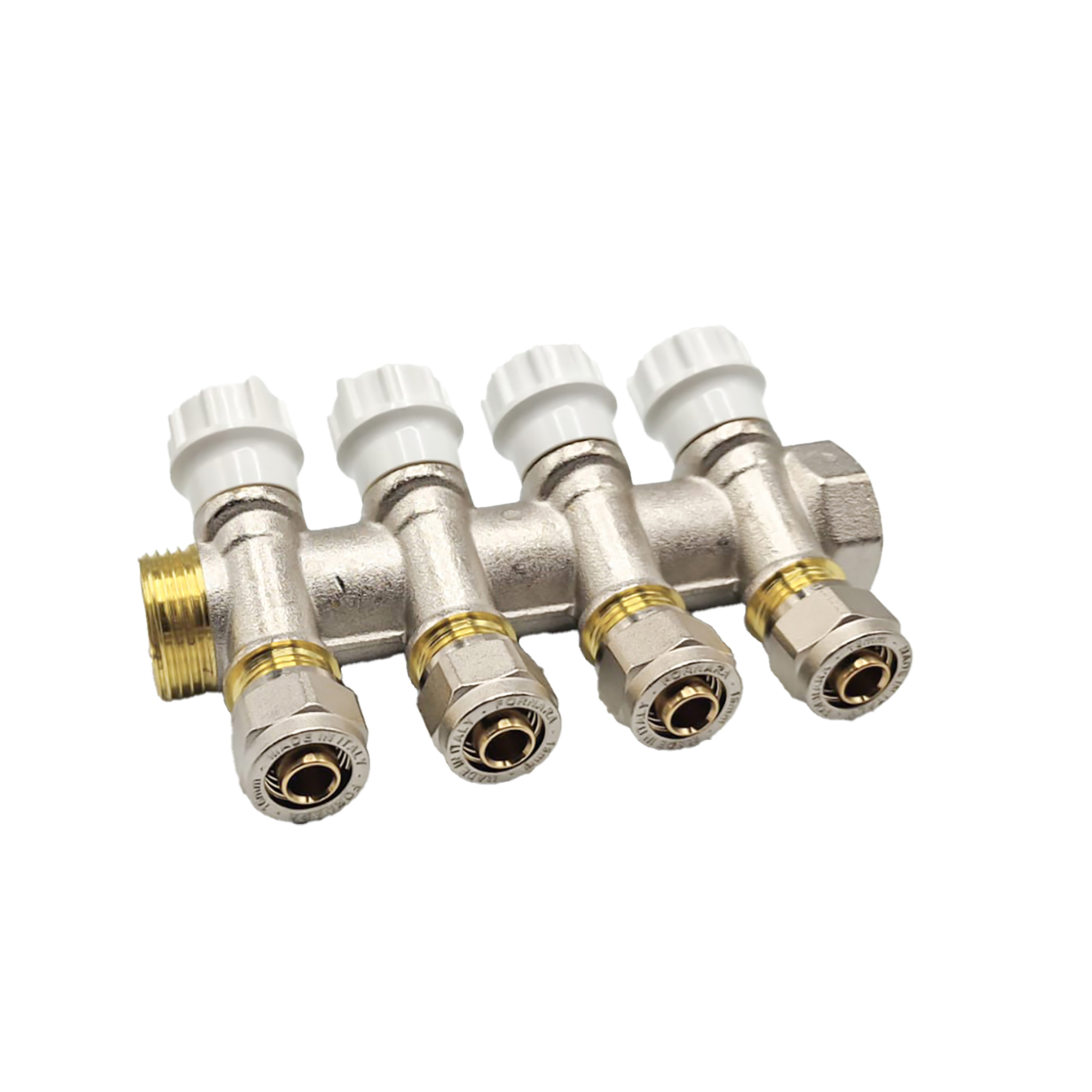 KIT VALVE MANIFOLD 1MXF – 4 OUTLETS 1/2M + COUPLINGS