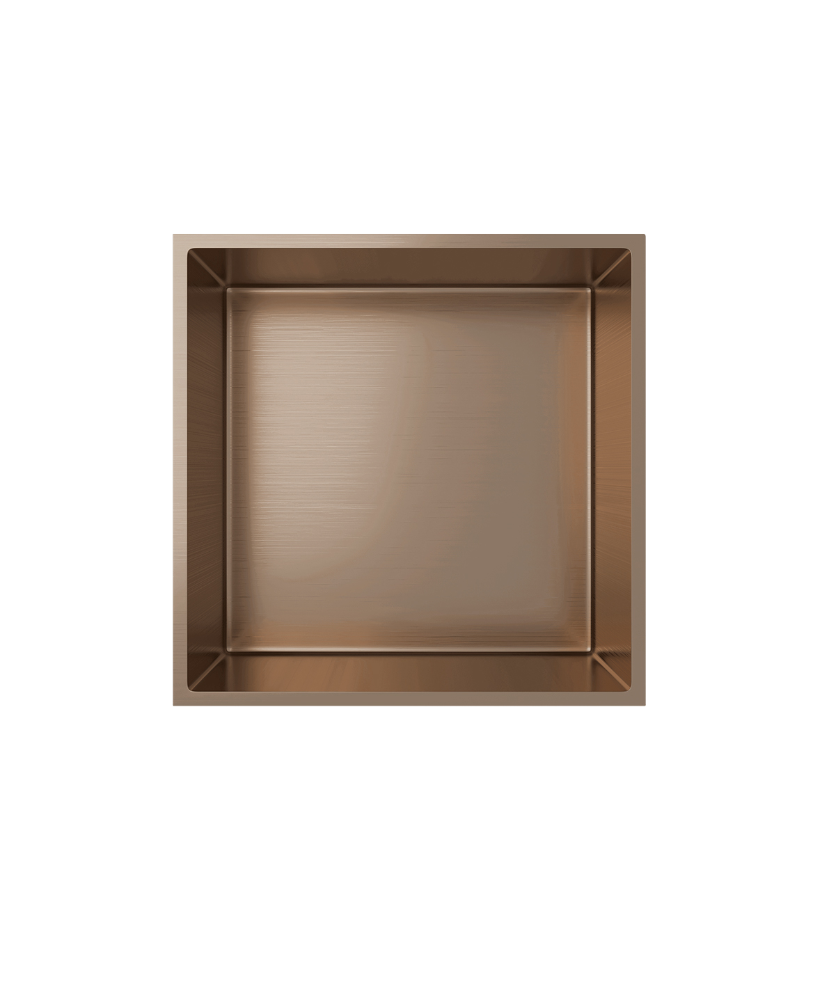 ALONI NICHE ENCASTRÉE (300X300X70MM) - CUIVRE BROSSÉ