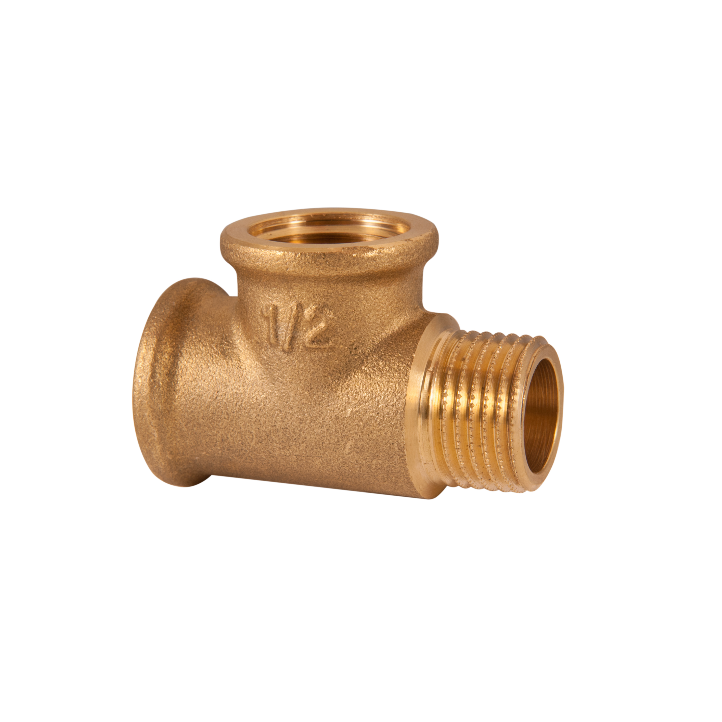 BRASS T-PIECE 3X1/2" FFF