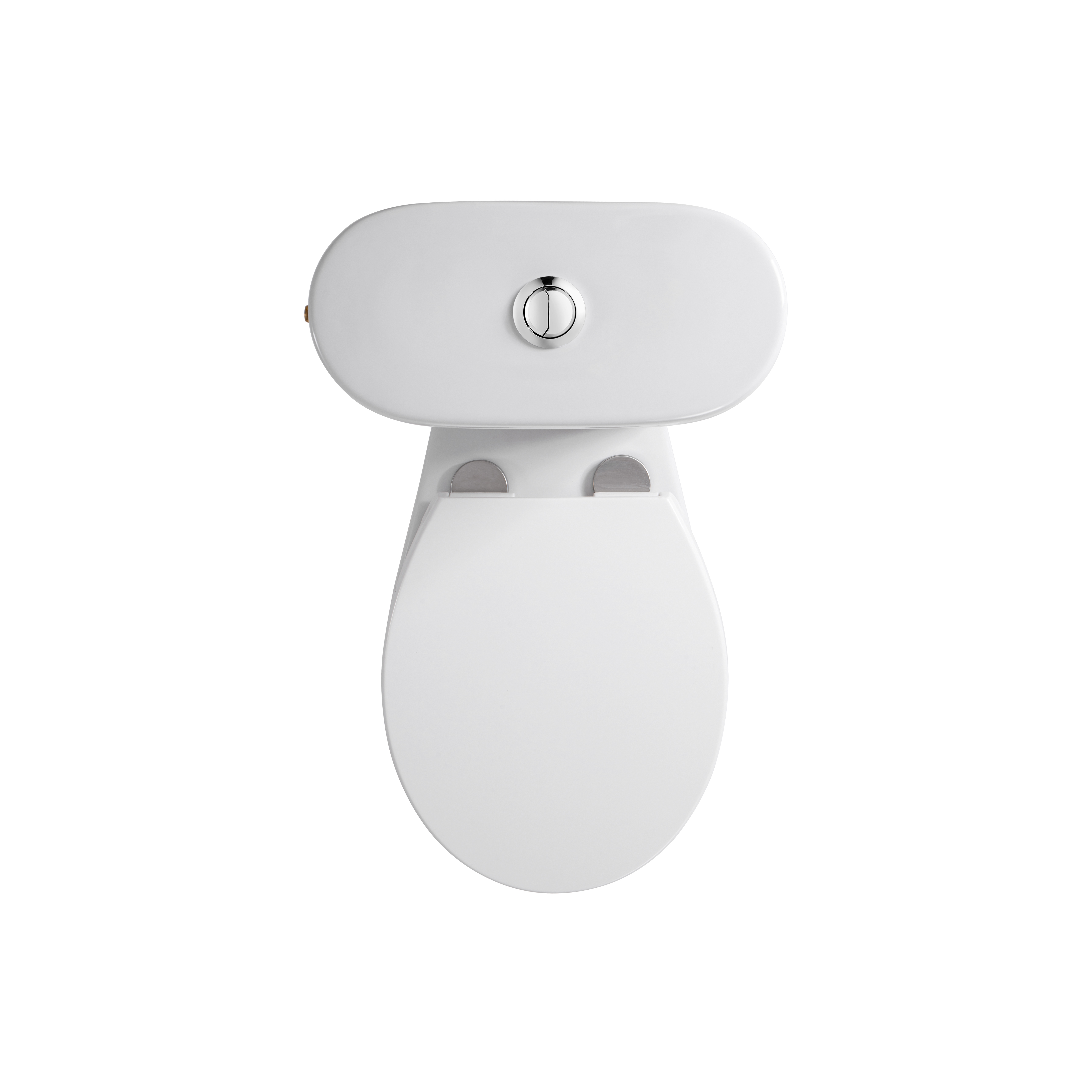 ALONI PRO5027 DUOBLOK - STAAND TOILET MET BIDET - RANDLOOS - P-TRAP - MUURUITLAAT - MET RESERVOIR - MET SPOELMECHANISME - DUBBELE SPOELFUNCTIE 4/6L - MET ZITTING - SOFTCLOSE - QUICK RELEASE - 40X79X65 CM - WIT