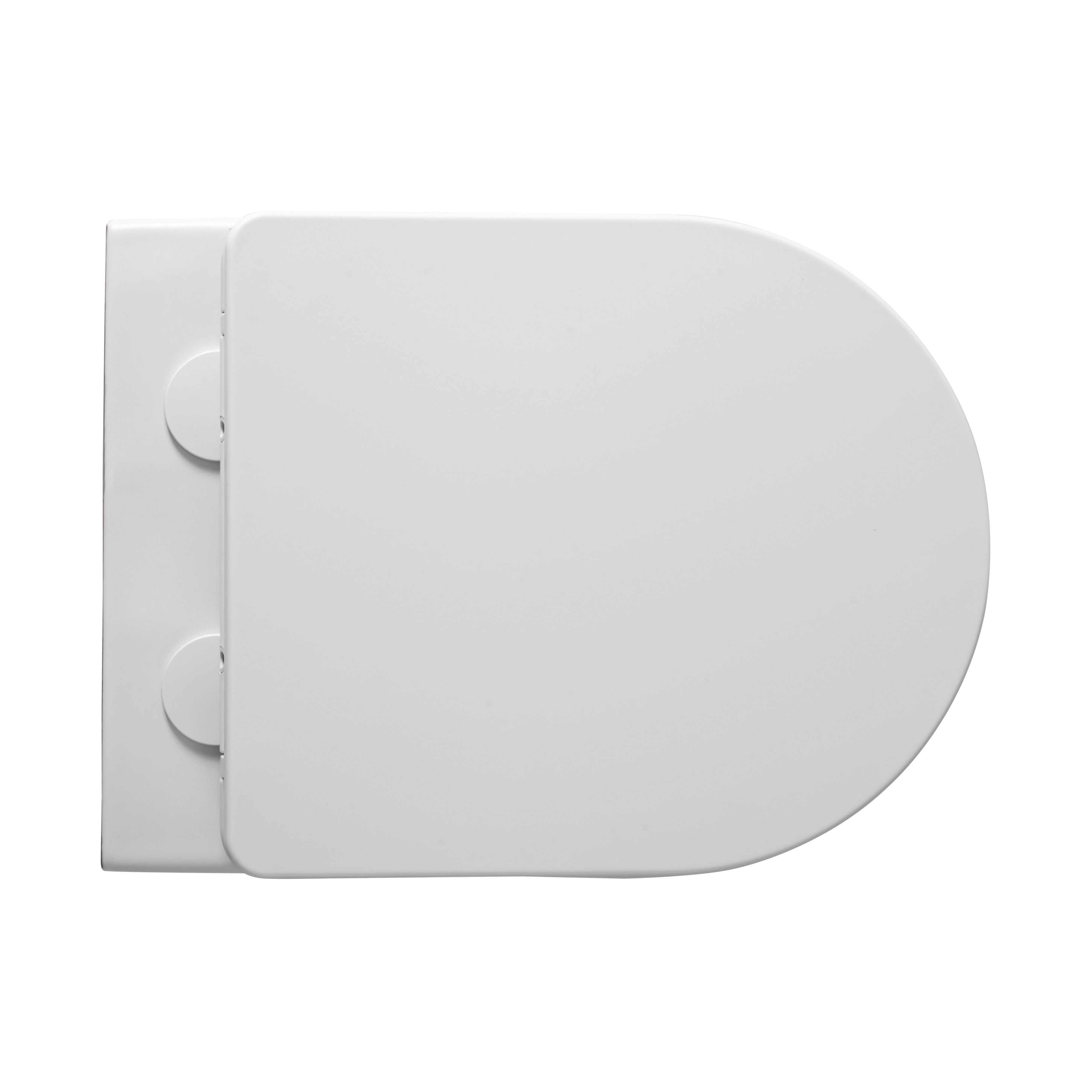 ALONI PRO WALL-HUNG TOILET – 360° FLUSH – RIMLESS – WITH SEAT – DUROPLAST – SOFT CLOSE – QUICK RELEASE – COMPACT 49 CM – 36X32X49 CM – MATT WHITE