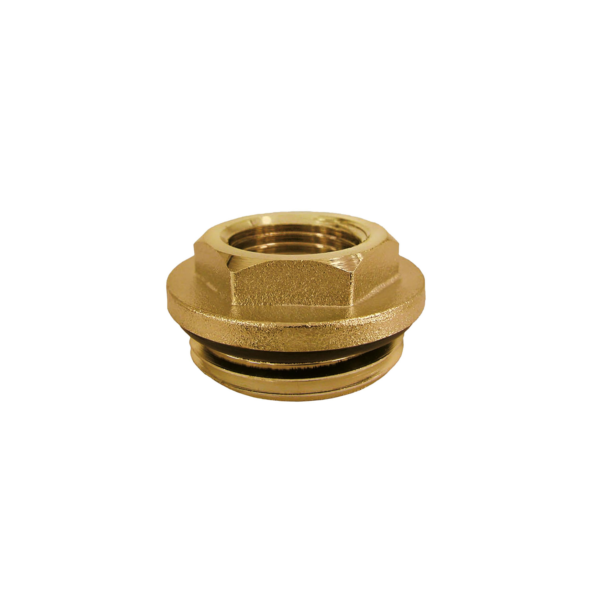 495L1012-REDUCTIE  VOOR COLLECTOR MESSING 1"X1/2 + O-RING