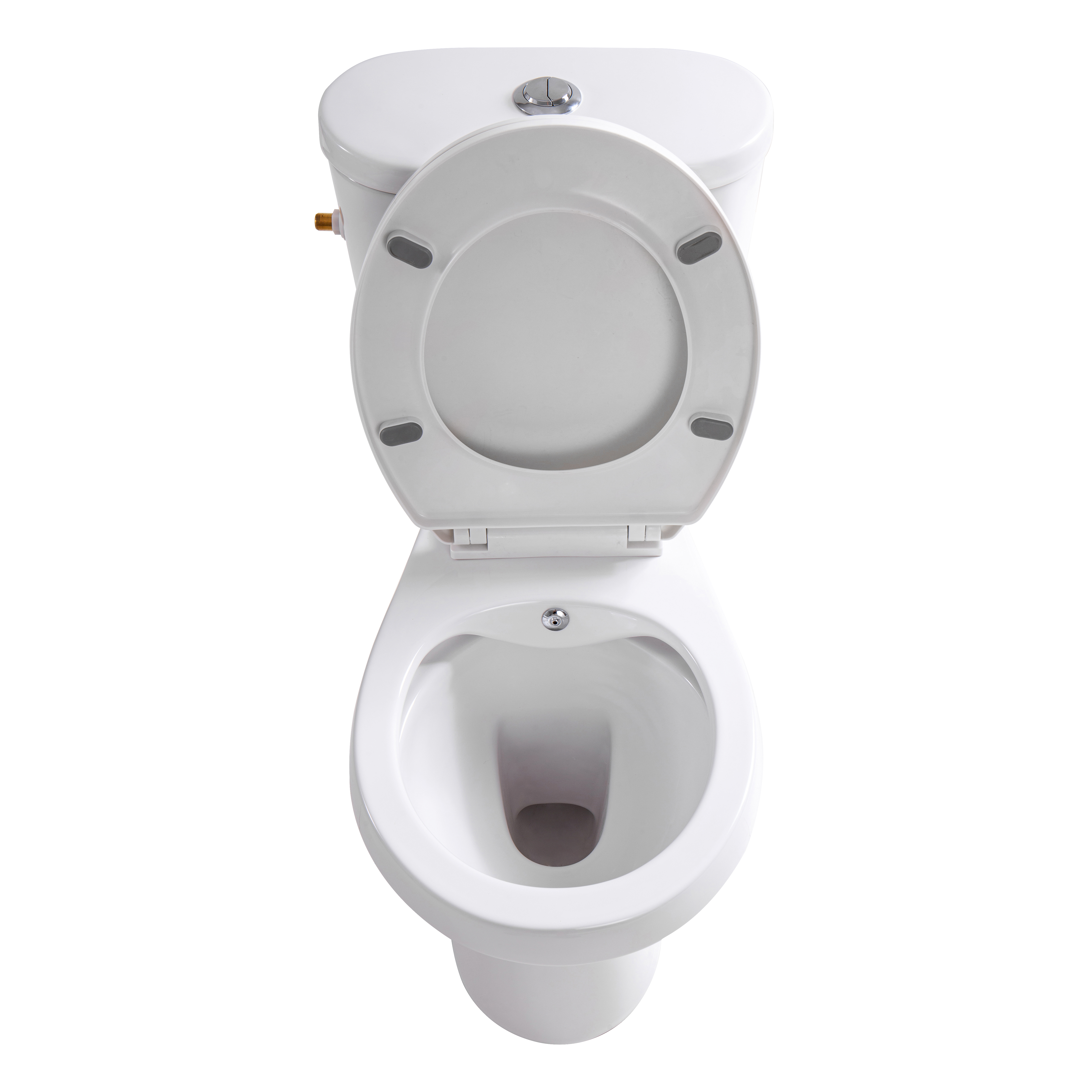 ALONI PRO5026 DUOBLOK - STAAND TOILET MET BIDET - RANDLOOS - S-TRAP - VLOERUITLAAT - MET RESERVOIR - MET SPOELMECHANISME - DUBBELE SPOELFUNCTIE 4/6L - MET ZITTING - SOFTCLOSE - QUICK RELEASE - 40X79X65 CM - WIT