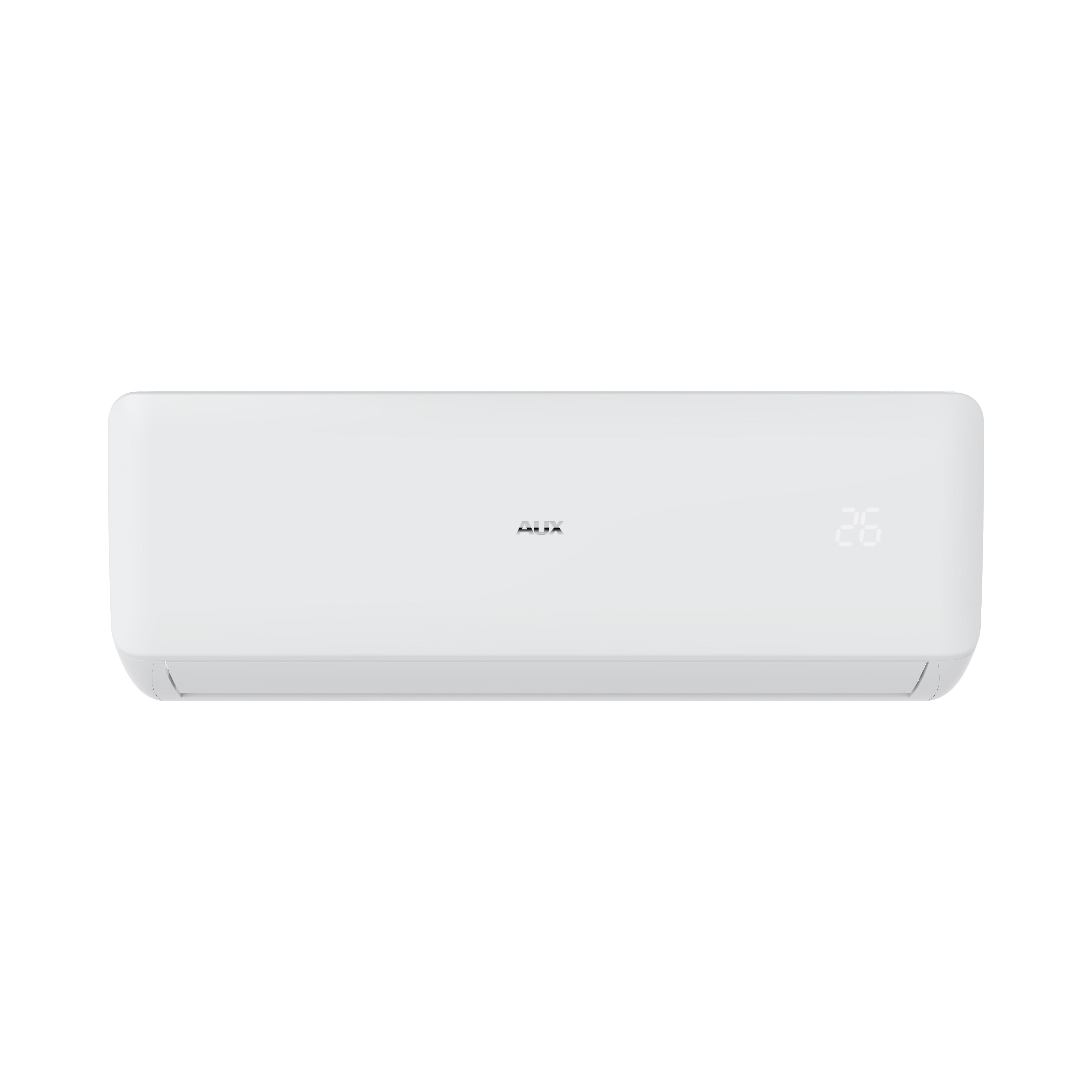 AUX SINGLE SPLIT CLIMATISEUR - UNITÉ EXTÉRIEURE ET INTÉRIEURE - PACK COMPLET - REFROIDISSEMENT ET CHAUFFAGE - WIFI - 12000 BTU - 3,5KW - R32 - BLANC MAT