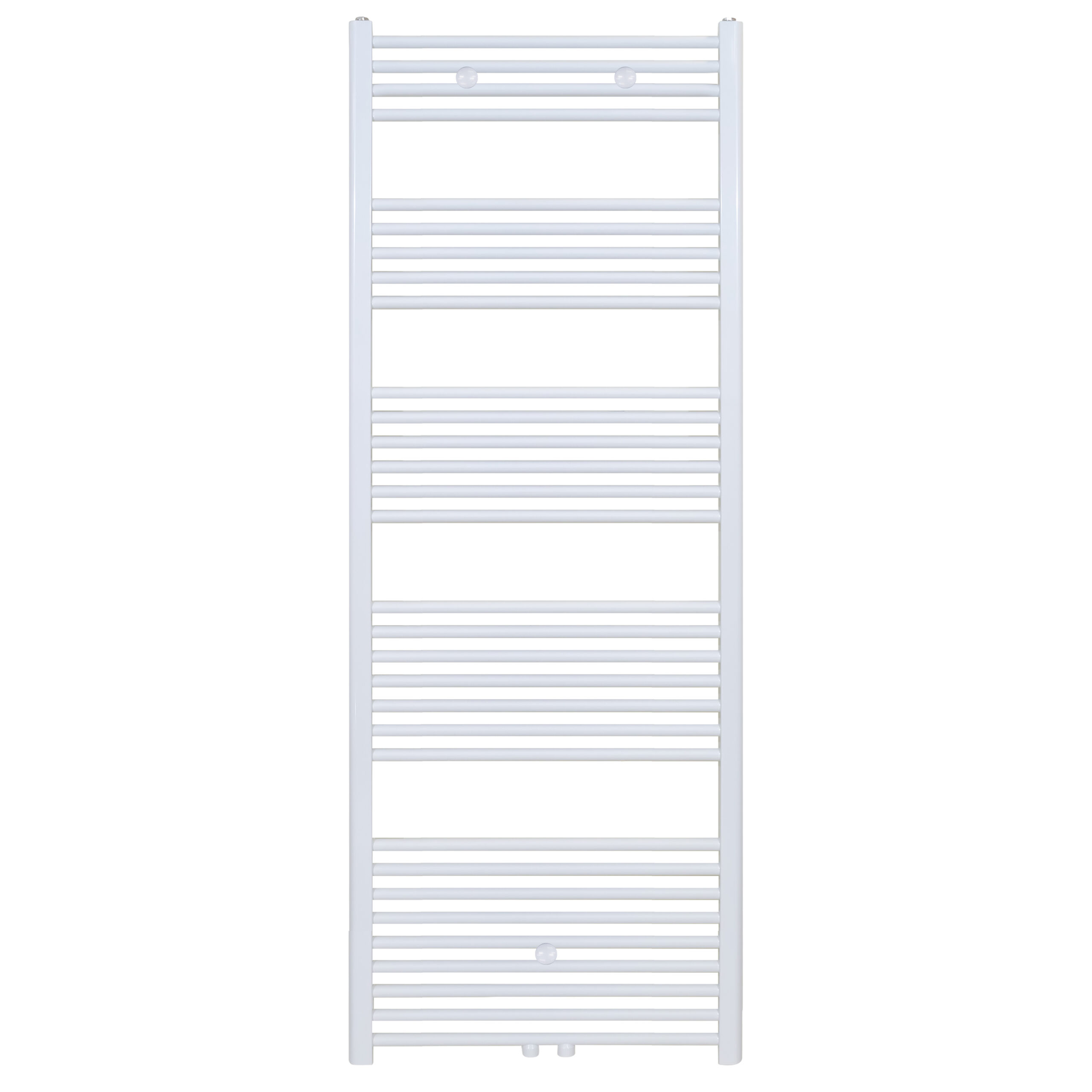 BELRAD HANDDOEKDROGER - LINKS-RECHTS/MIDDENAANSLUITING - 944 WATT - 1800X600CM - GLANZEND WIT