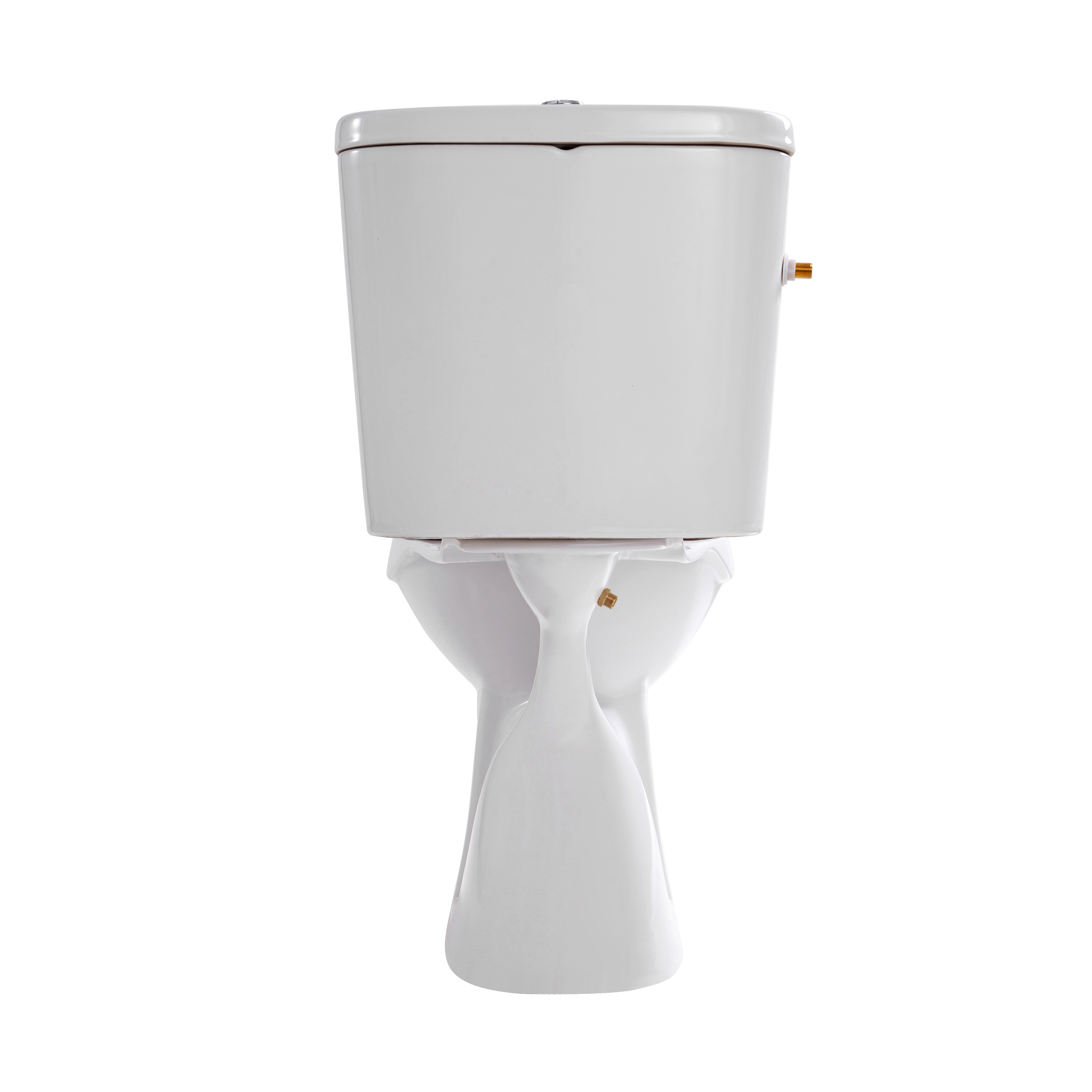 ALONI PRO5026 DUOBLOK - STAAND TOILET MET BIDET - RANDLOOS - S-TRAP - VLOERUITLAAT - MET RESERVOIR - MET SPOELMECHANISME - DUBBELE SPOELFUNCTIE 4/6L - MET ZITTING - SOFTCLOSE - QUICK RELEASE - 40X79X65 CM - WIT