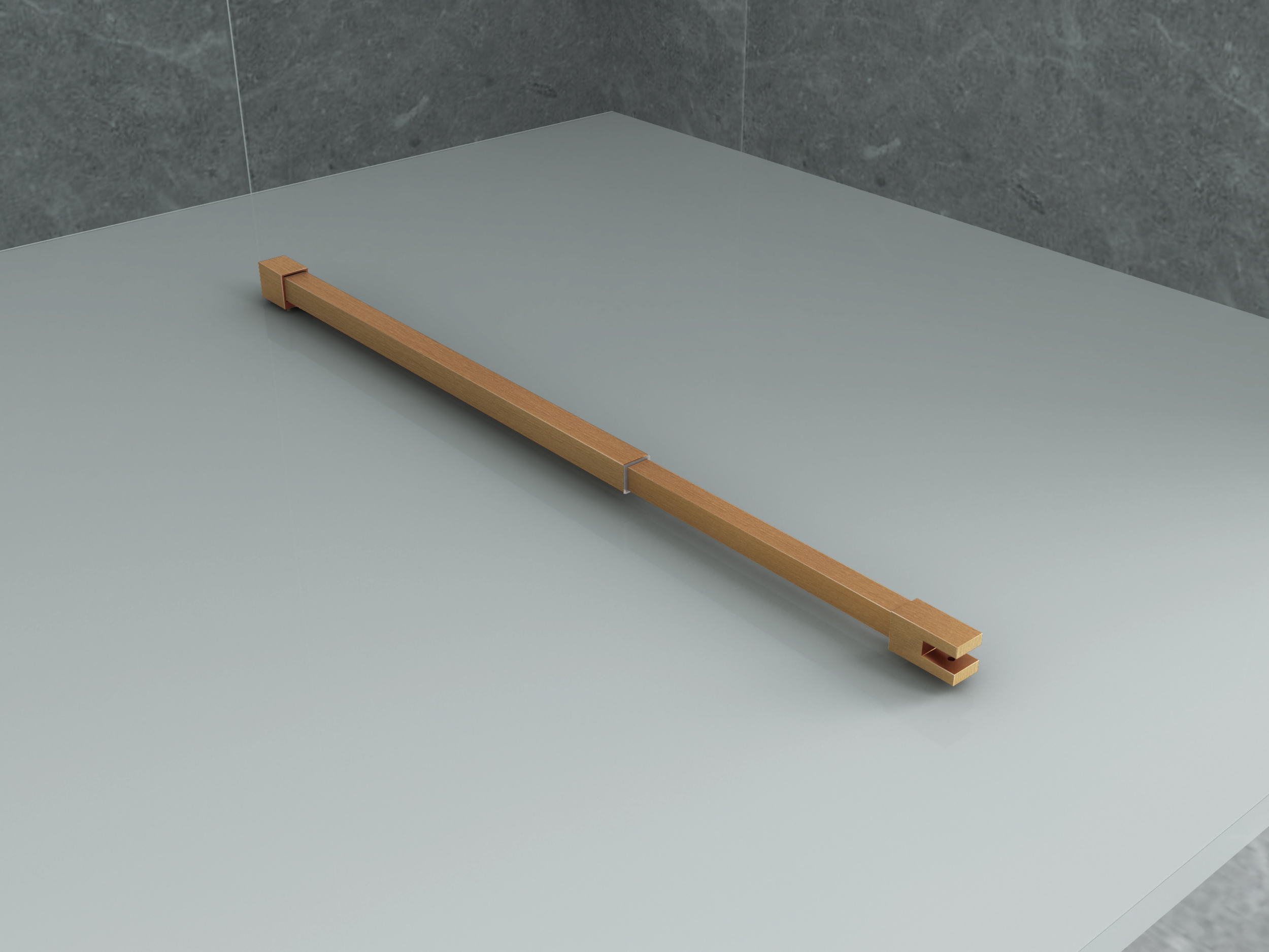 ALONI CEILING SUPPORT - ADJUSTABLE - 43-80 CM - BROWN BRONZE
