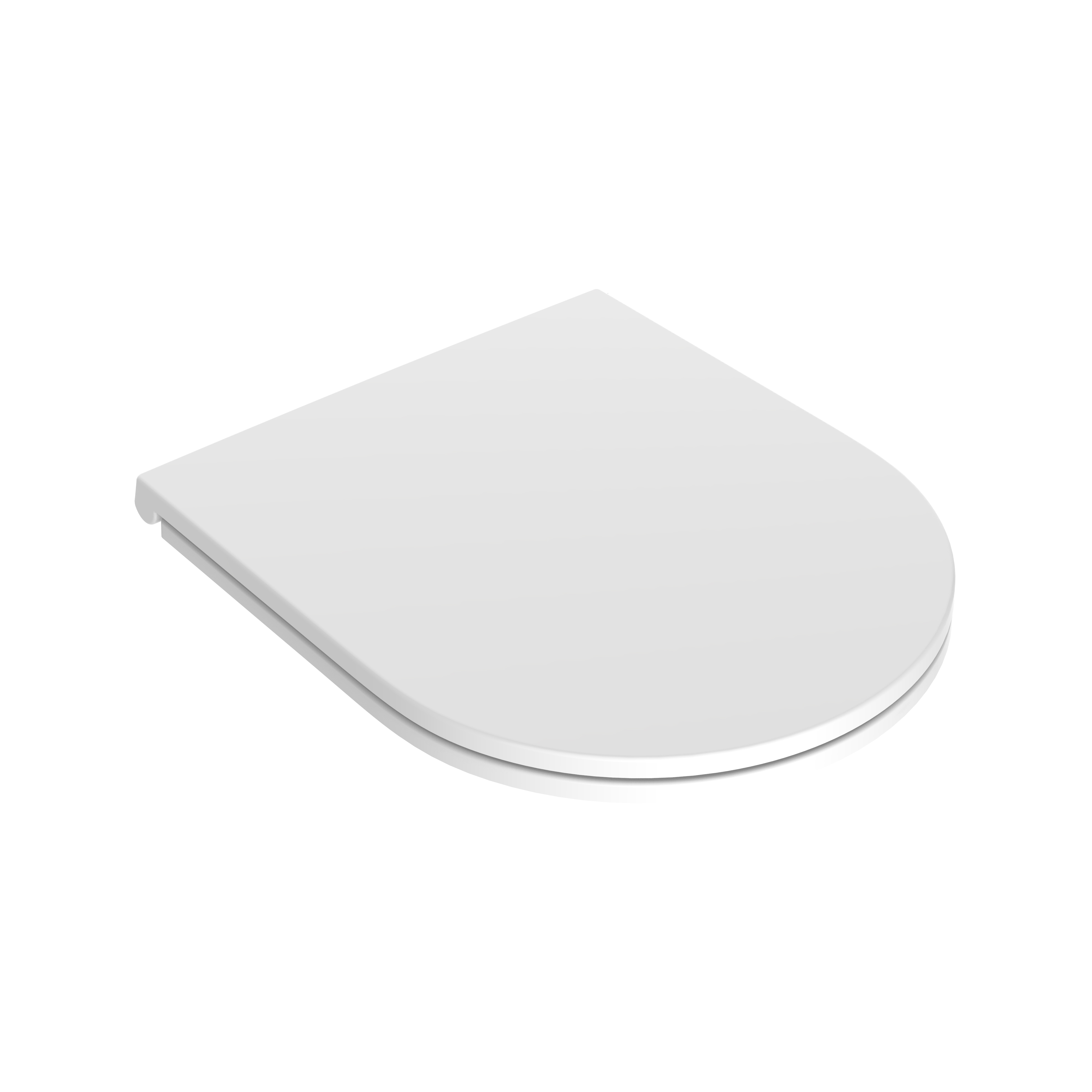 ALONI PREMIUM WC-ZITTING - SLIM DESIGN  - SOFT CLOSE - QUICK RELEASE - TOPFIX - DUROPLAST - RVS SCHARNIEREN - GLANZEND WIT