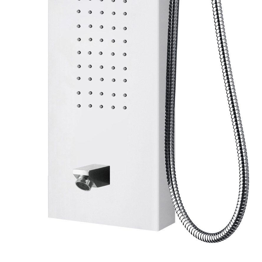 ALONI THERMOSTATIC SHOWER PANEL WHITE