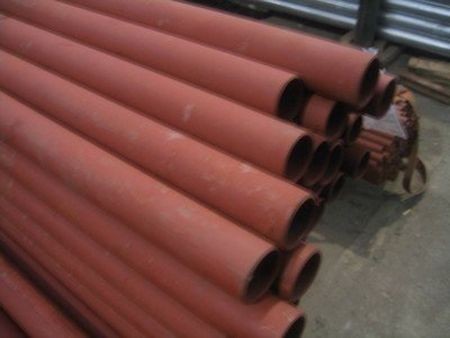RED STEEL PIPES