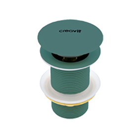 CREAVIT AFVOERPLUG - CLICK WASTE 5/4" - MET OVERLOOP - NIJLGROEN