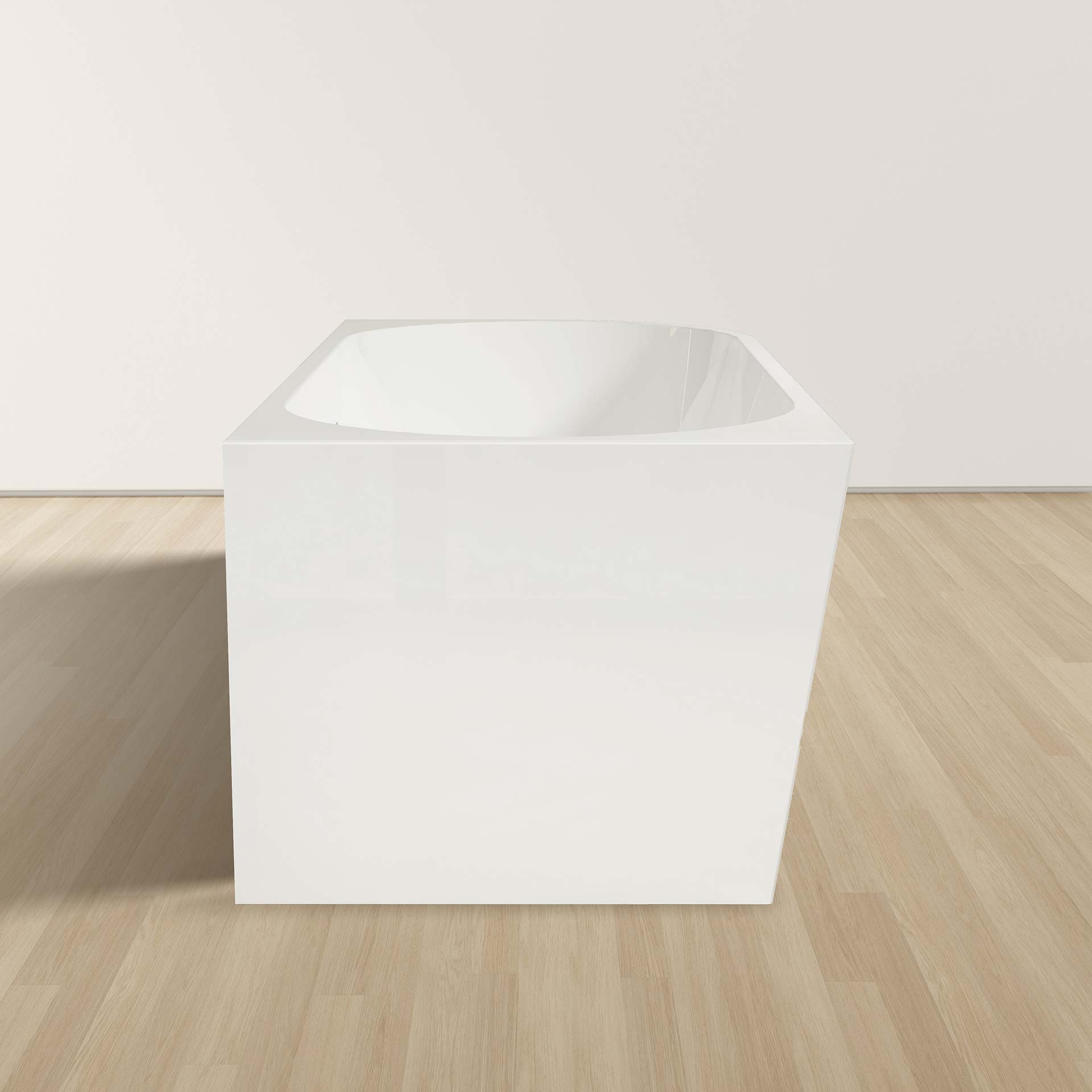 ALONI HOEKBAD - LINKS - MET AFVOERSET EN CLICK WASTE - ACRYL - 170X78X58 CM - GLANZEND WIT