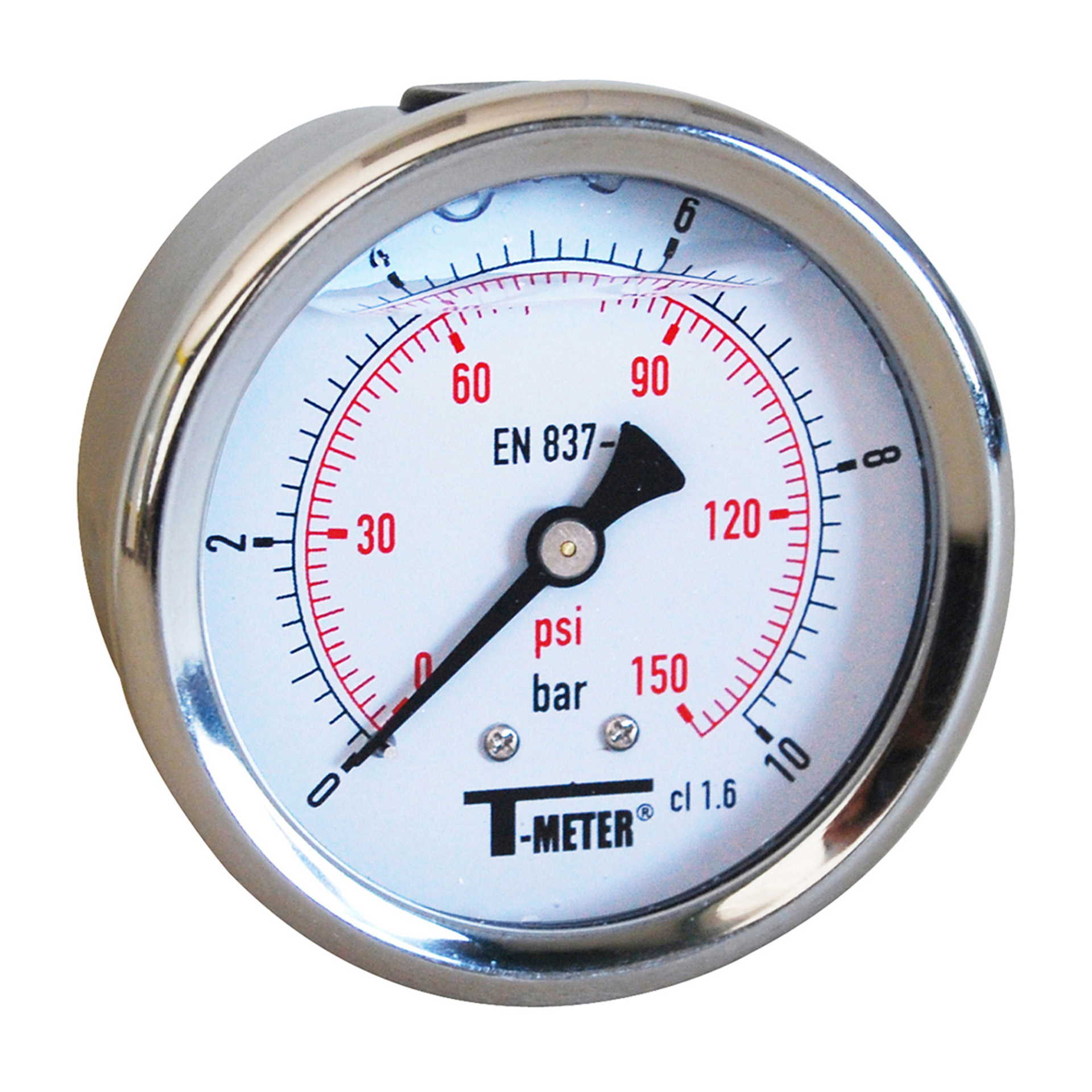 6313G160-AXIALE GLYCERINE MANOMETER 6313G 0-16BAR