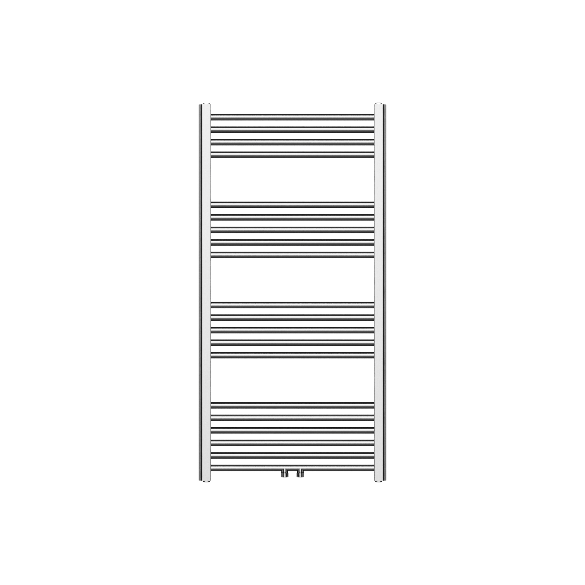 BELRAD HANDDOEKDROGER - LINKS-RECHTS/MIDDENAANSLUITING - 414 WATT - 1200X600CM - GEBORSTELD RVS